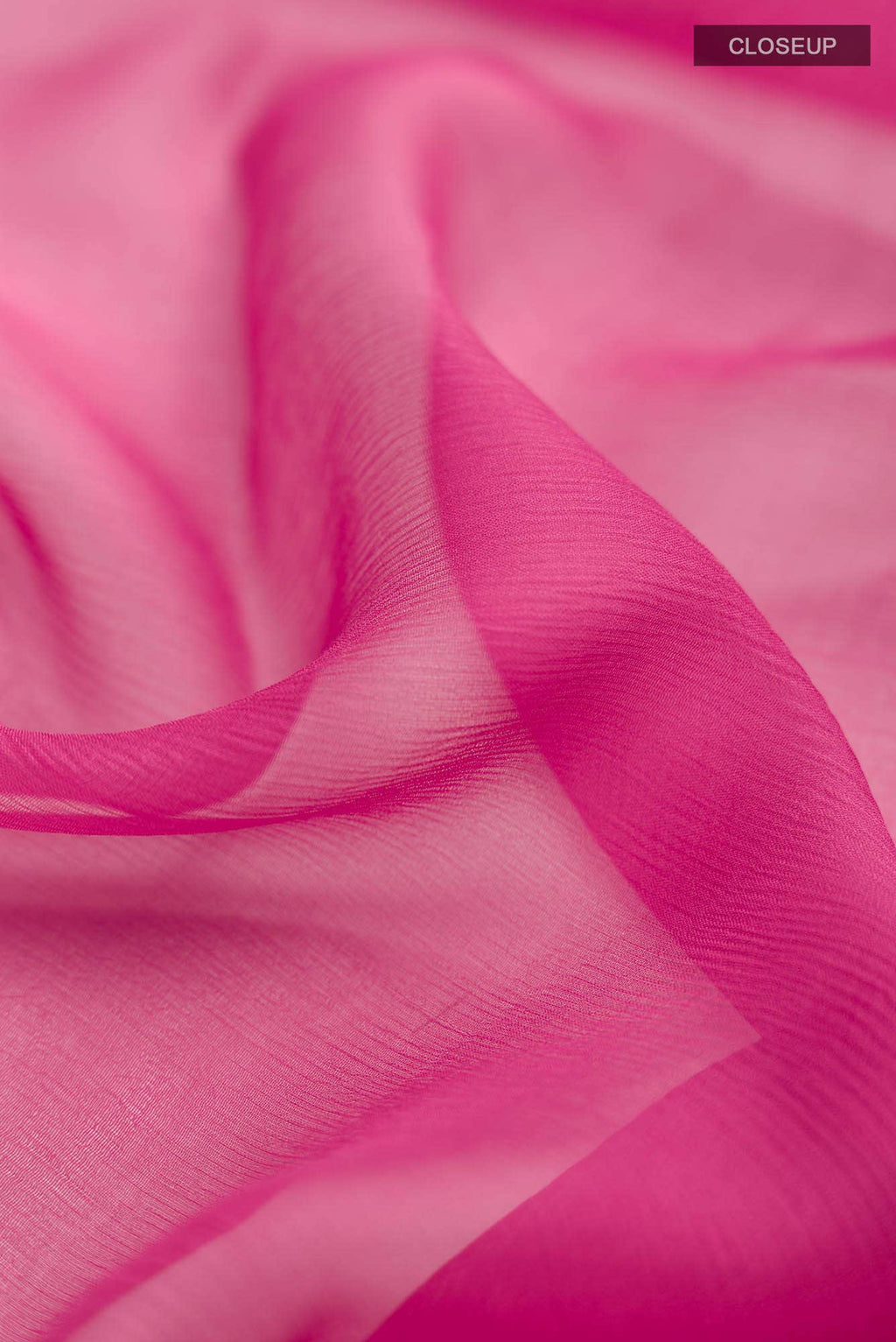 Pink Mysore Chiffon Saree