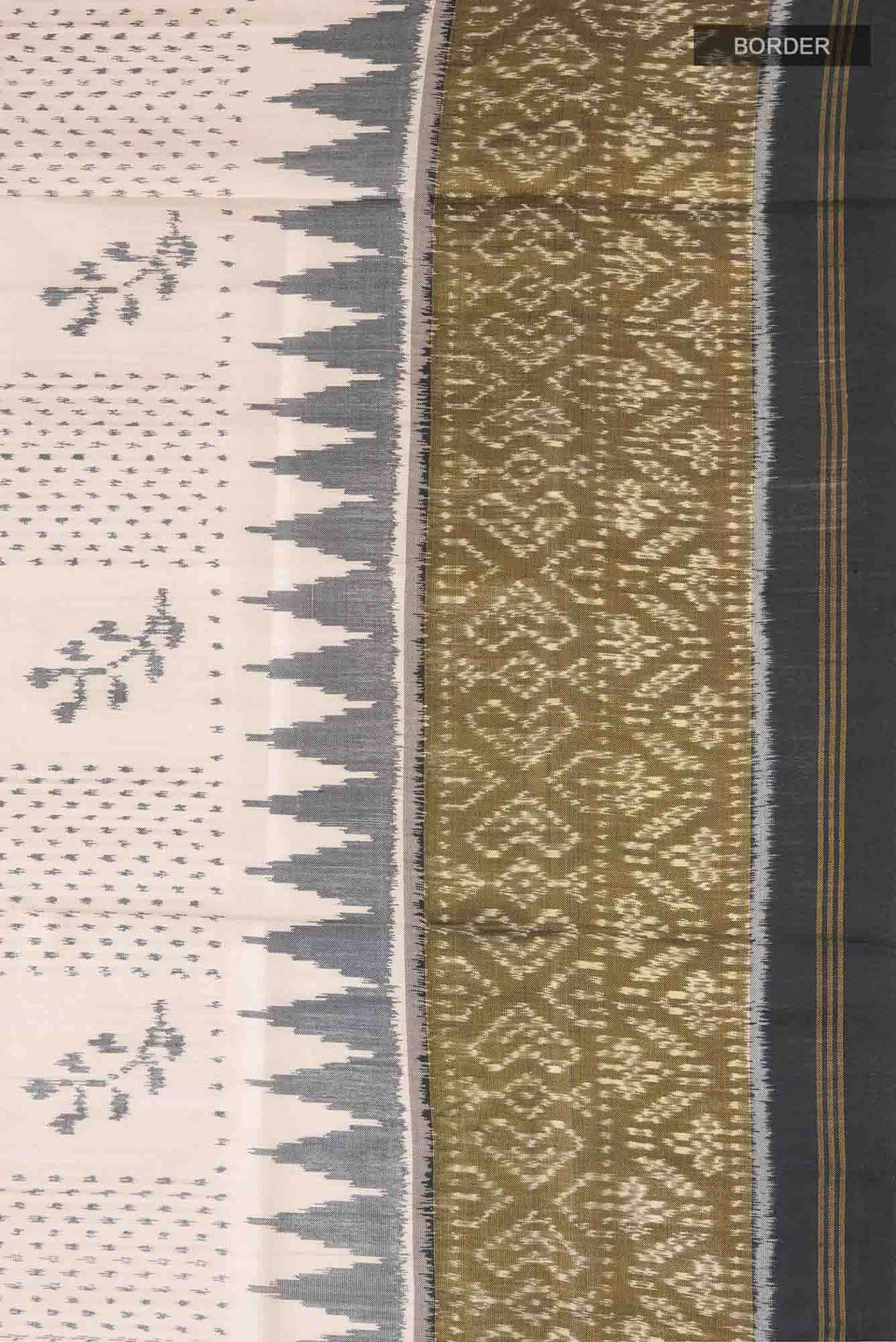 Black Pochampally Silk Saree