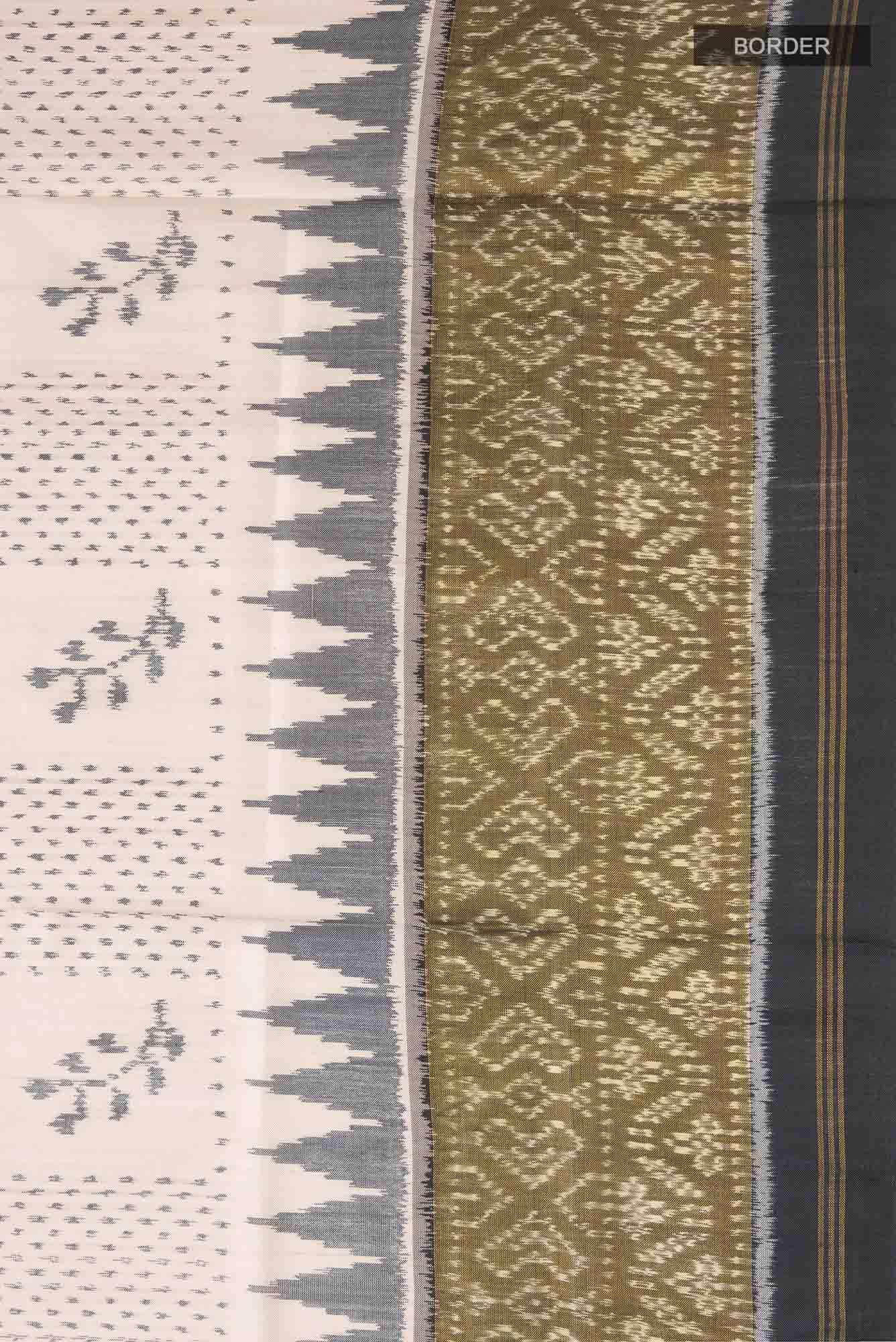 Black Pochampally Silk Saree