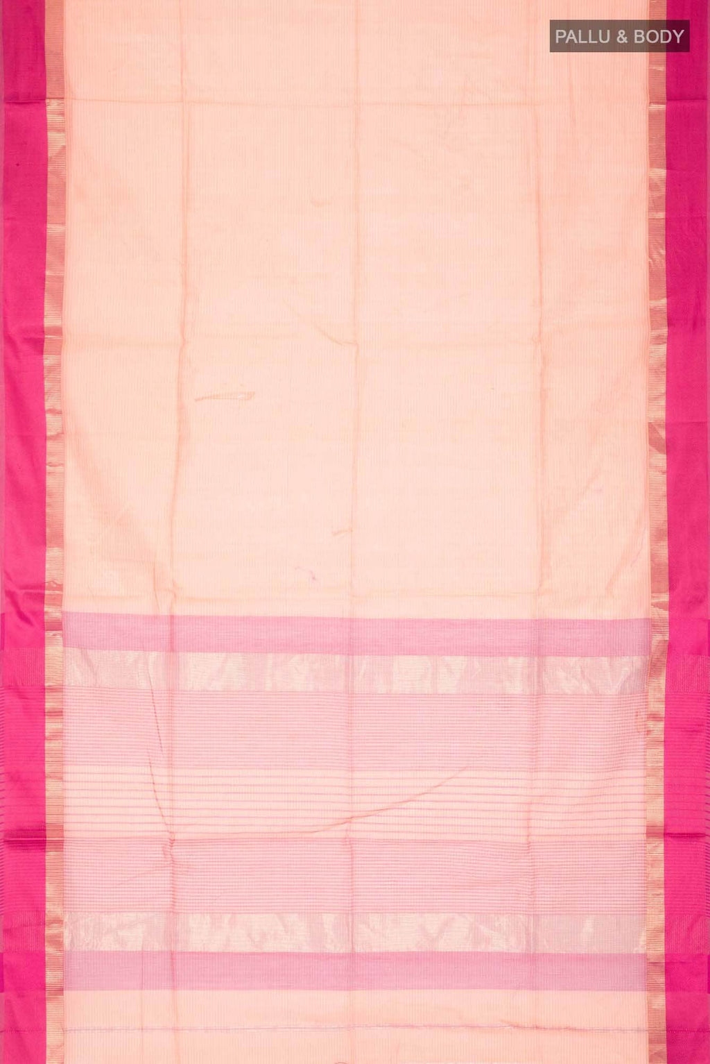 Orange Maheshwari Silk Cotton Saree