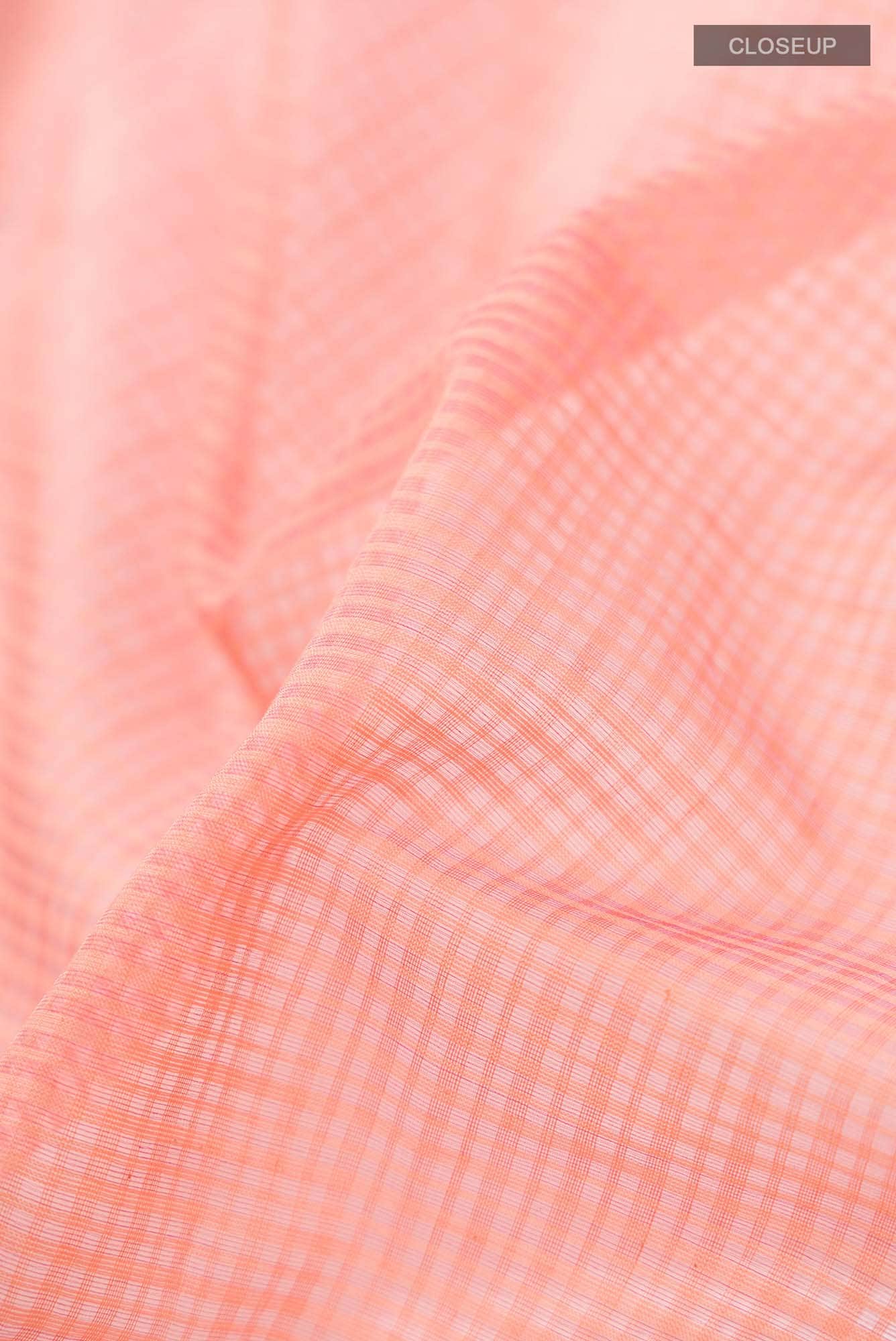 Pink Maheshwari Silk Cotton Saree