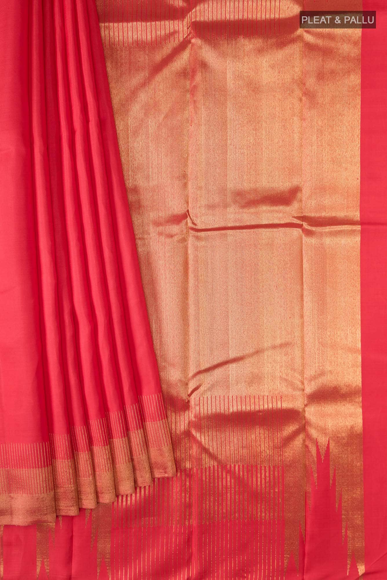 Red Kanchipuram Silk Saree