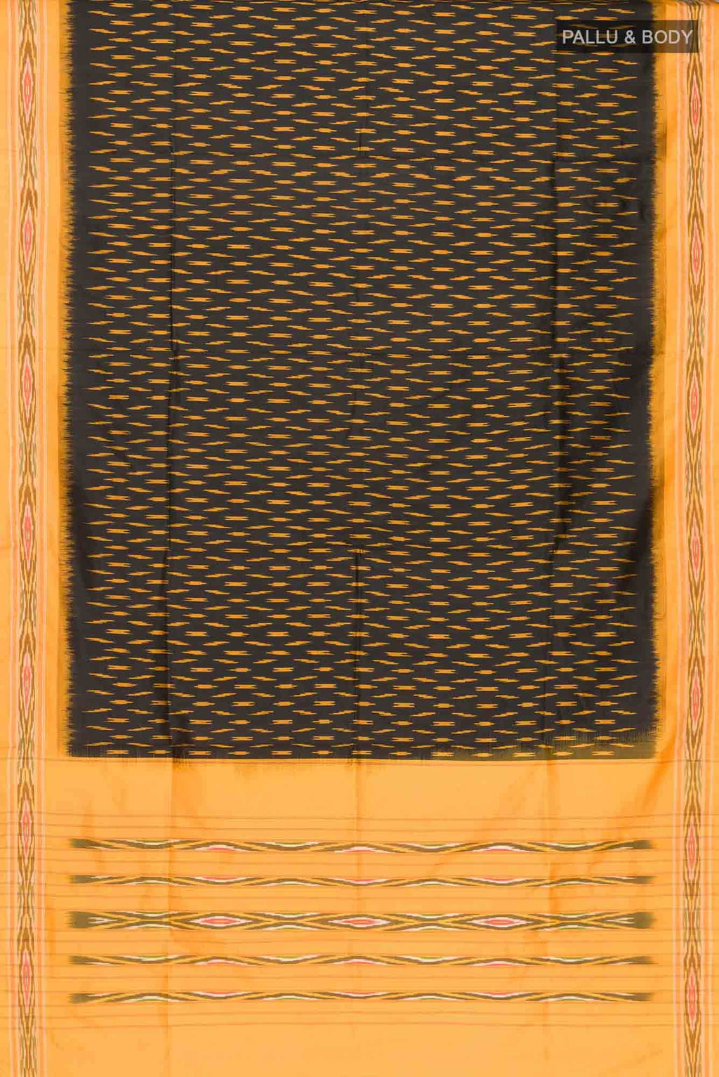 Black Pochampally Silk Saree