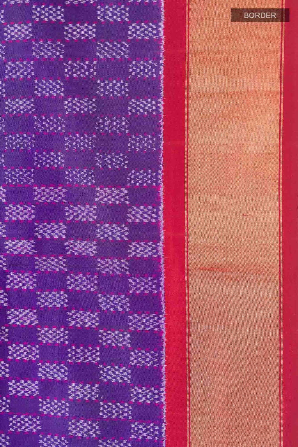 Purple Pochampally Silk Saree