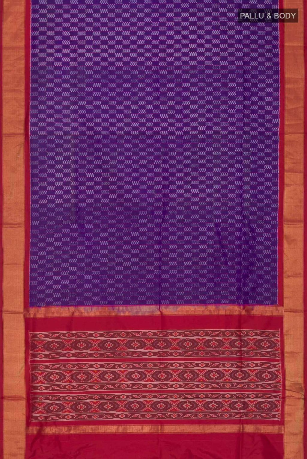 Purple Pochampally Silk Saree
