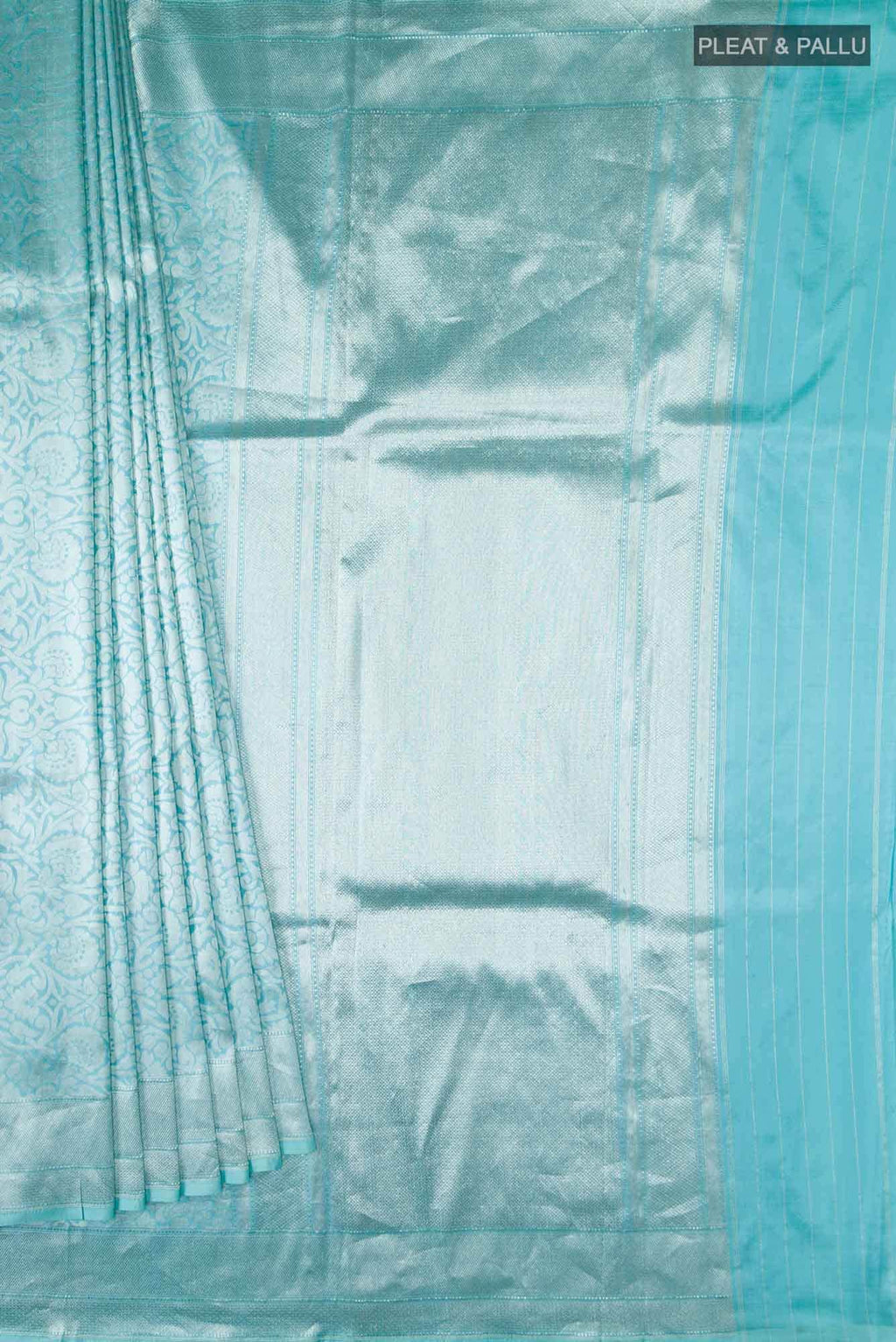 Blue Banarasi Silk Saree