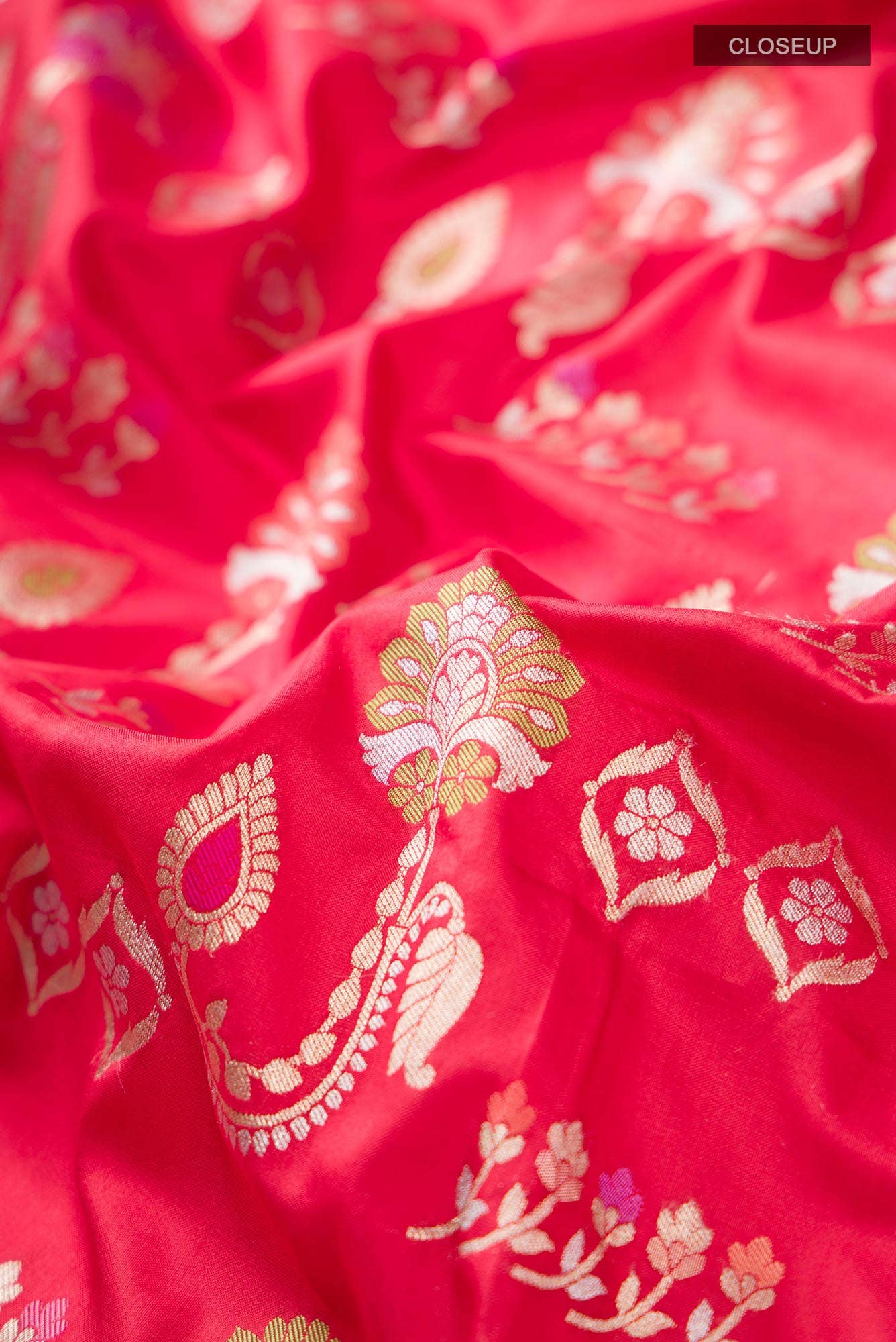 Red Banarasi Silk Saree