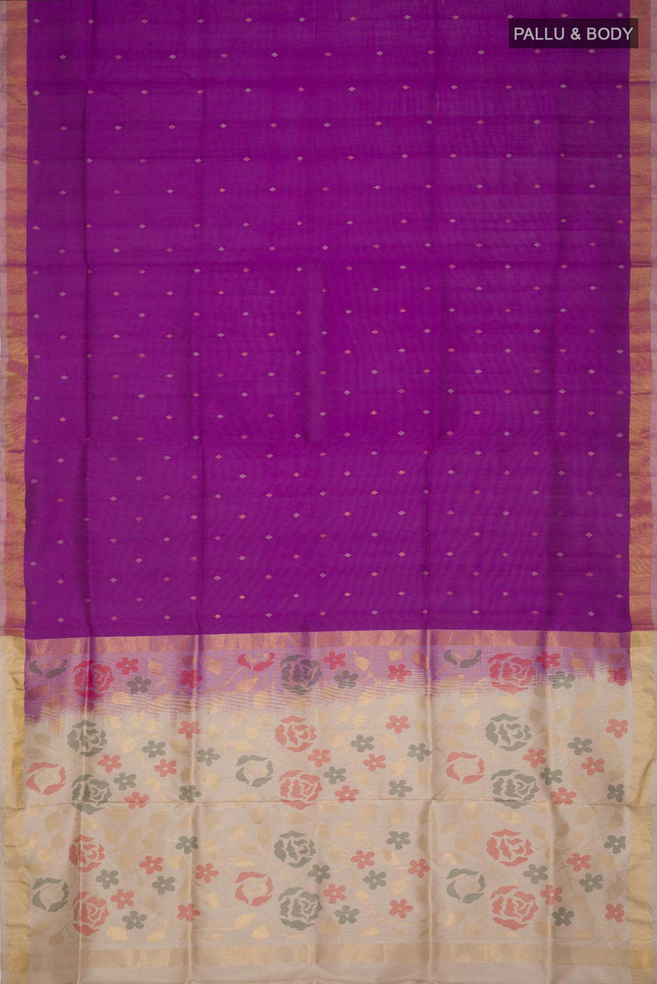 Violet Uppada Silk Saree