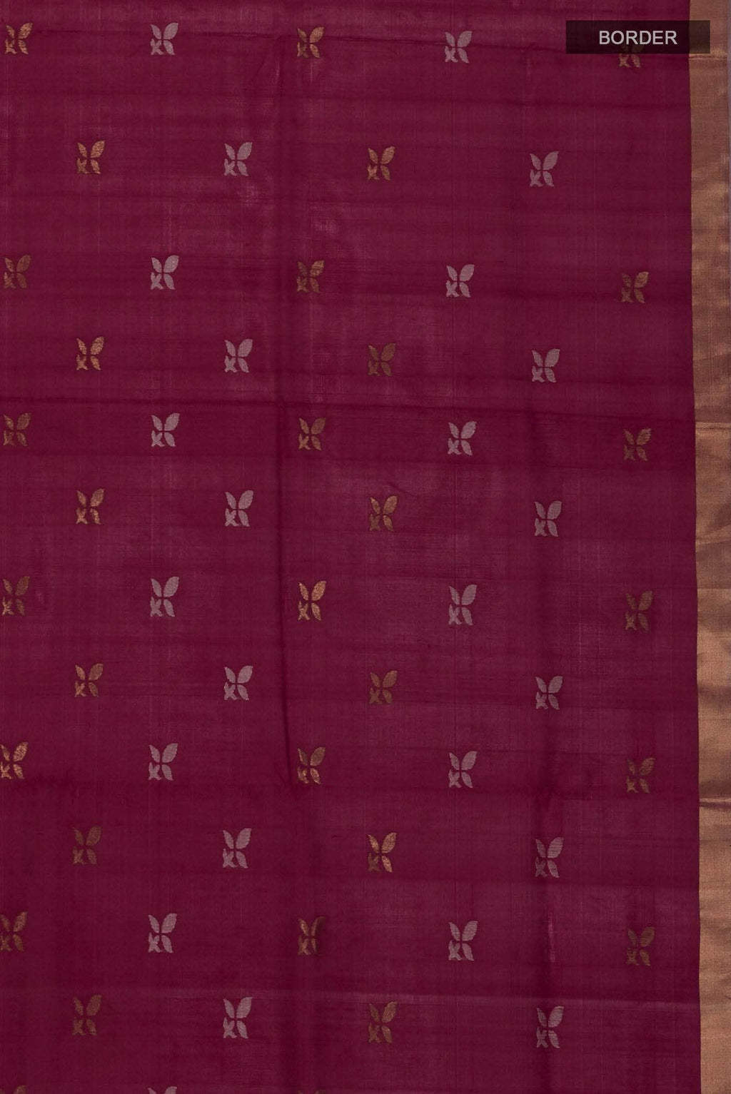 Brown Uppada Silk Saree