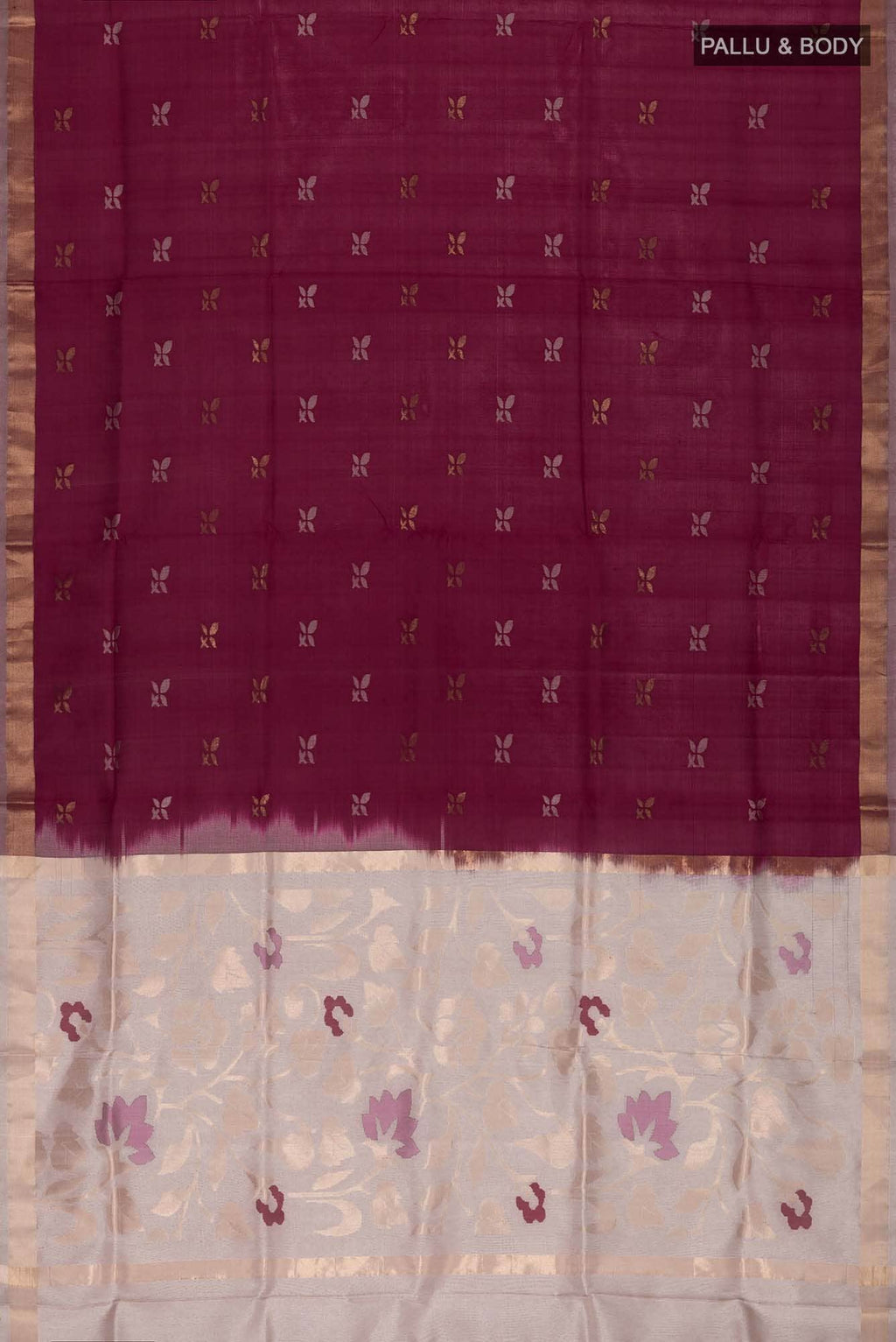 Brown Uppada Silk Saree