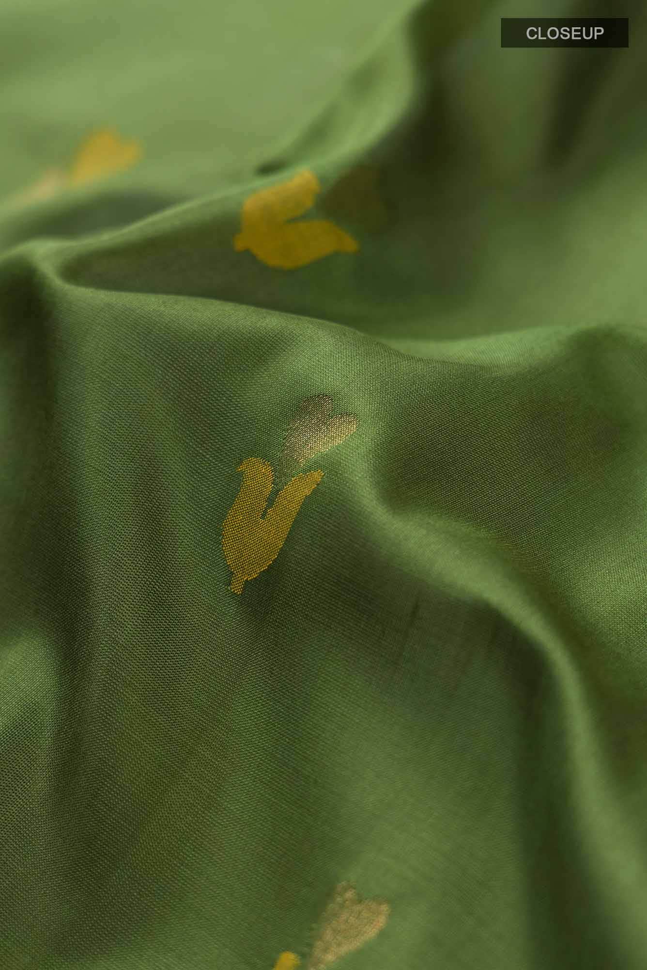 Green Uppada Silk Saree
