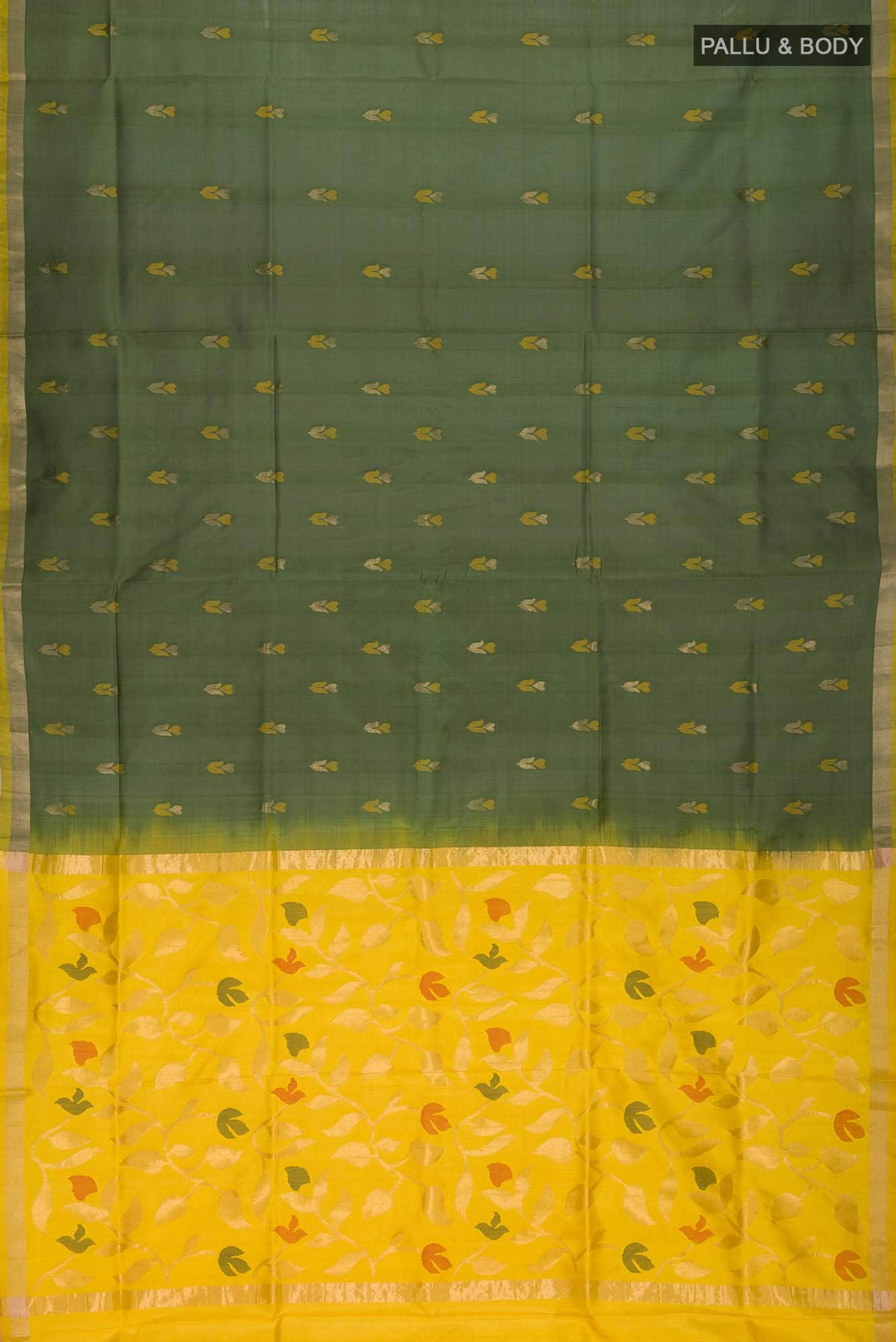 Green Uppada Silk Saree