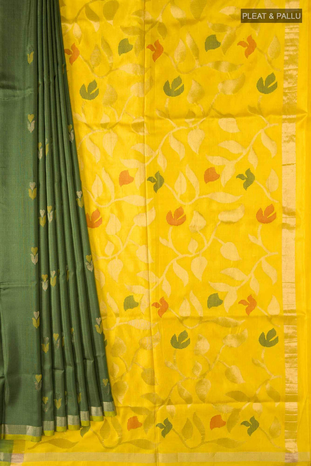 Green Uppada Silk Saree