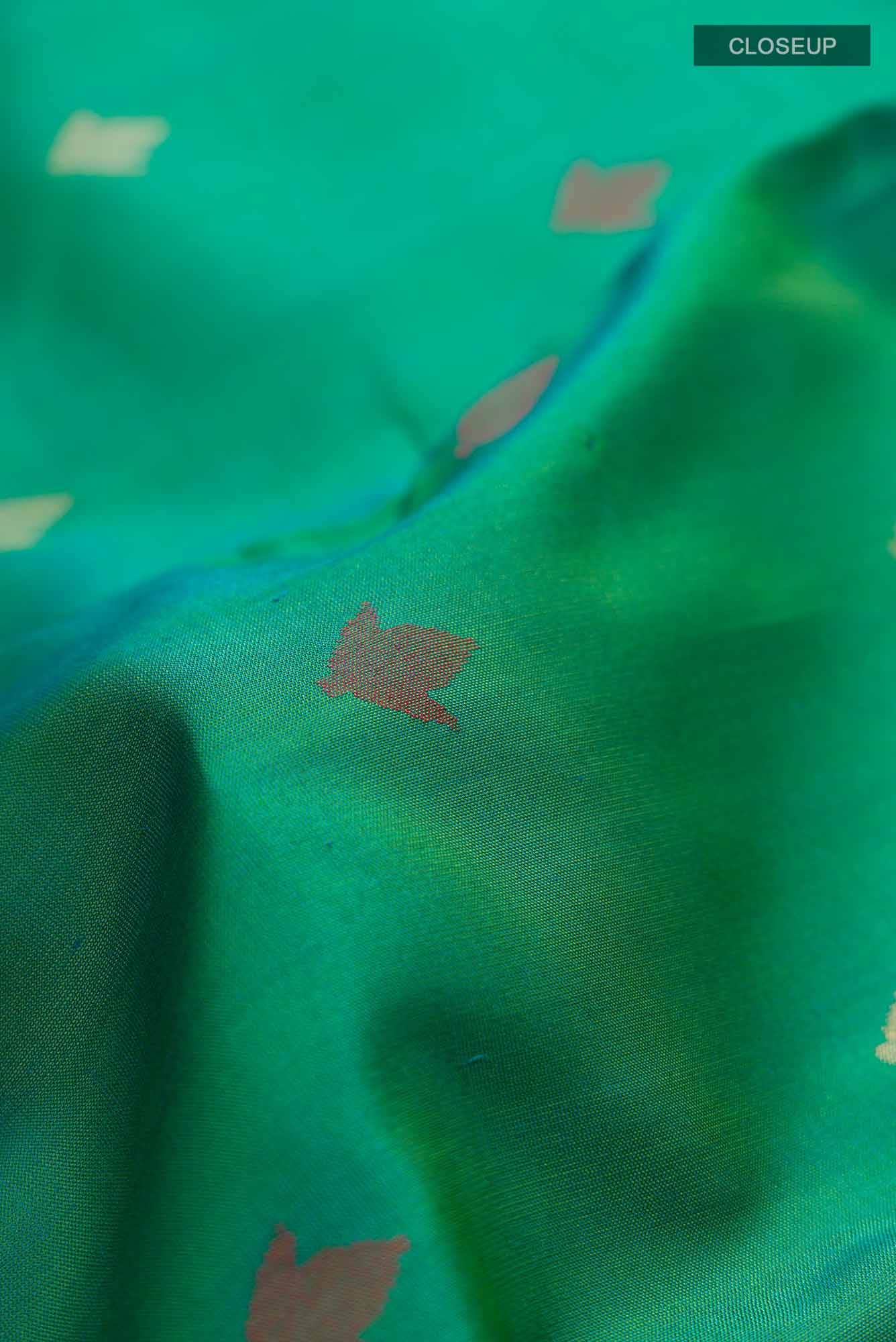 Green Uppada Silk Saree