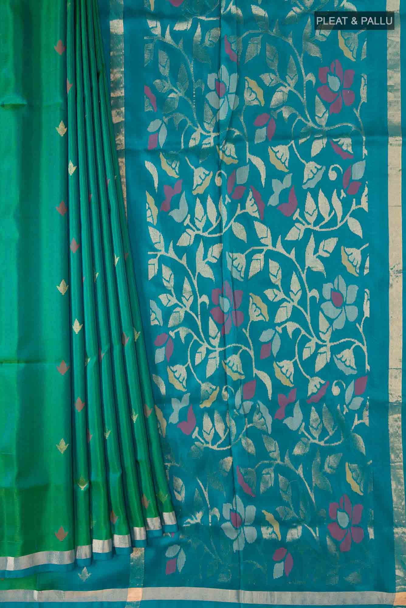 Green Uppada Silk Saree