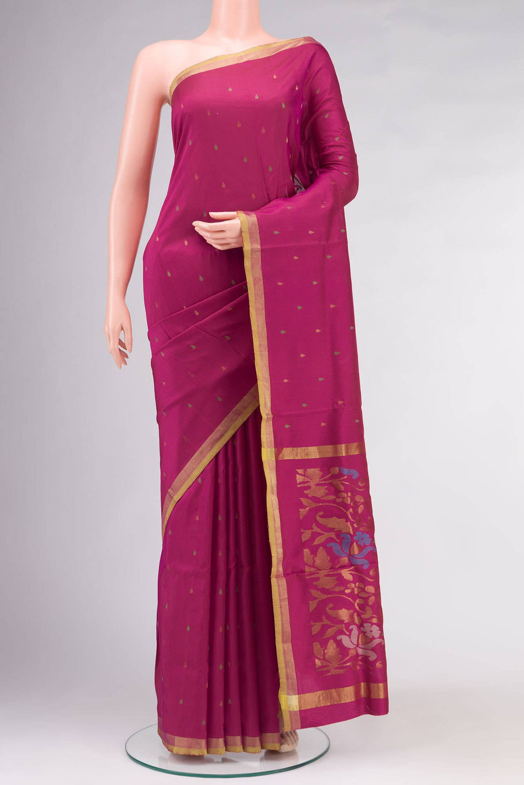 Pink Uppada Silk Saree
