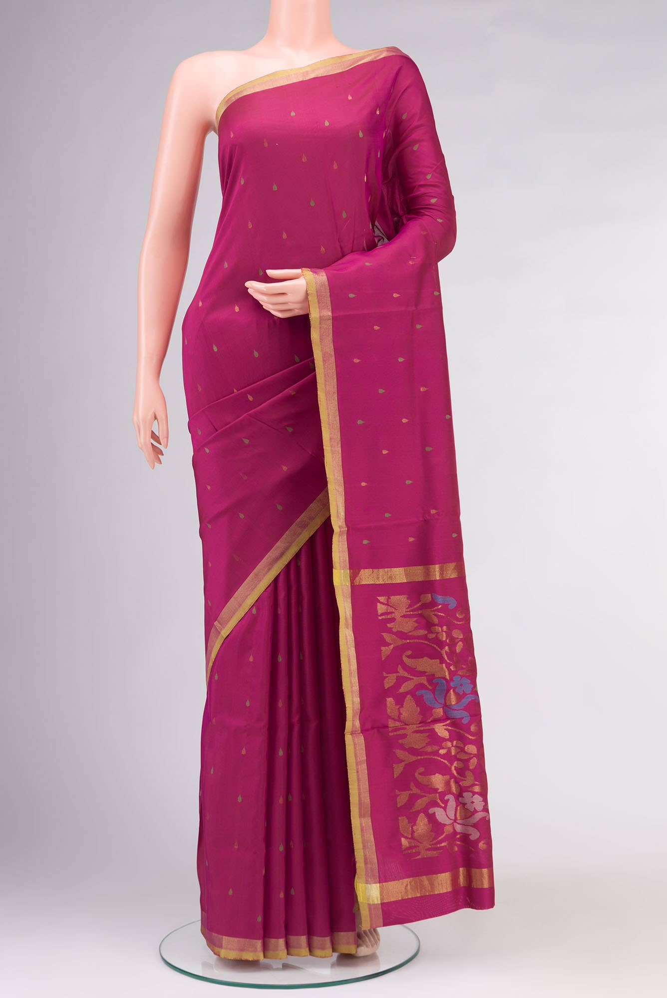 Pink Uppada Silk Saree