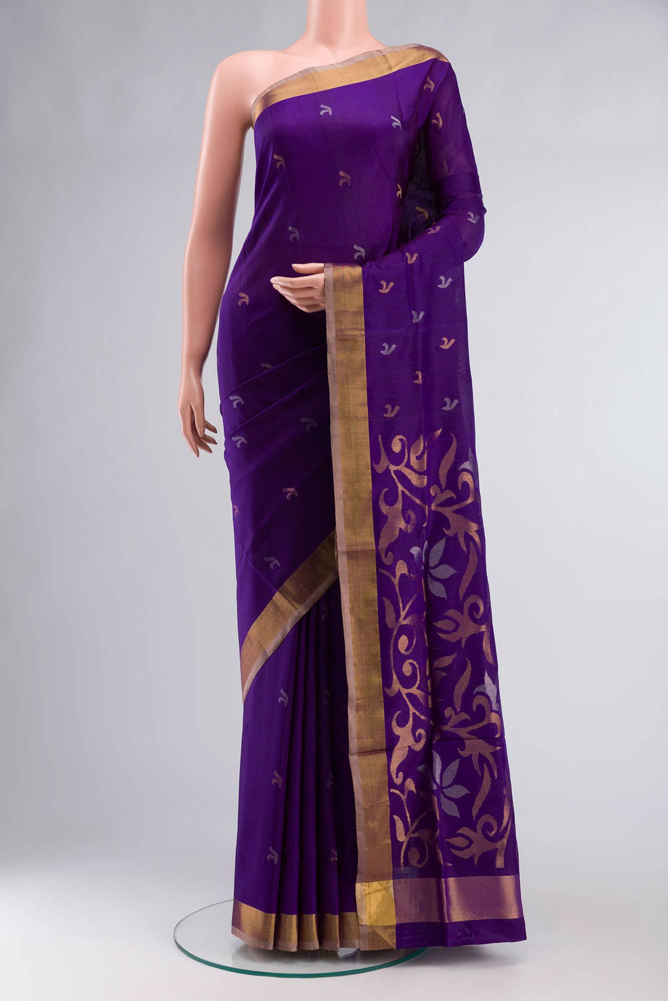 Violet Uppada Silk Saree