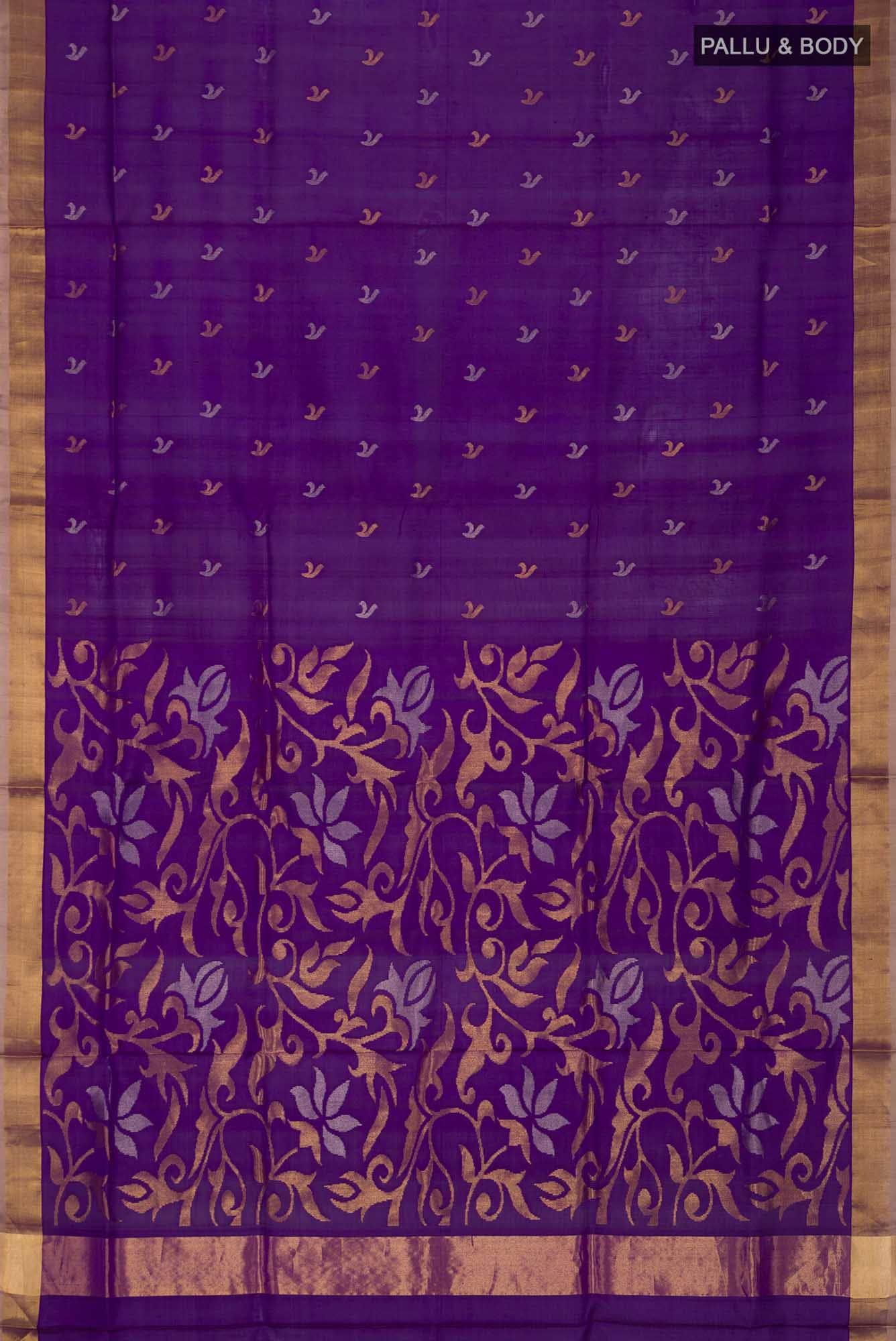 Violet Uppada Silk Saree