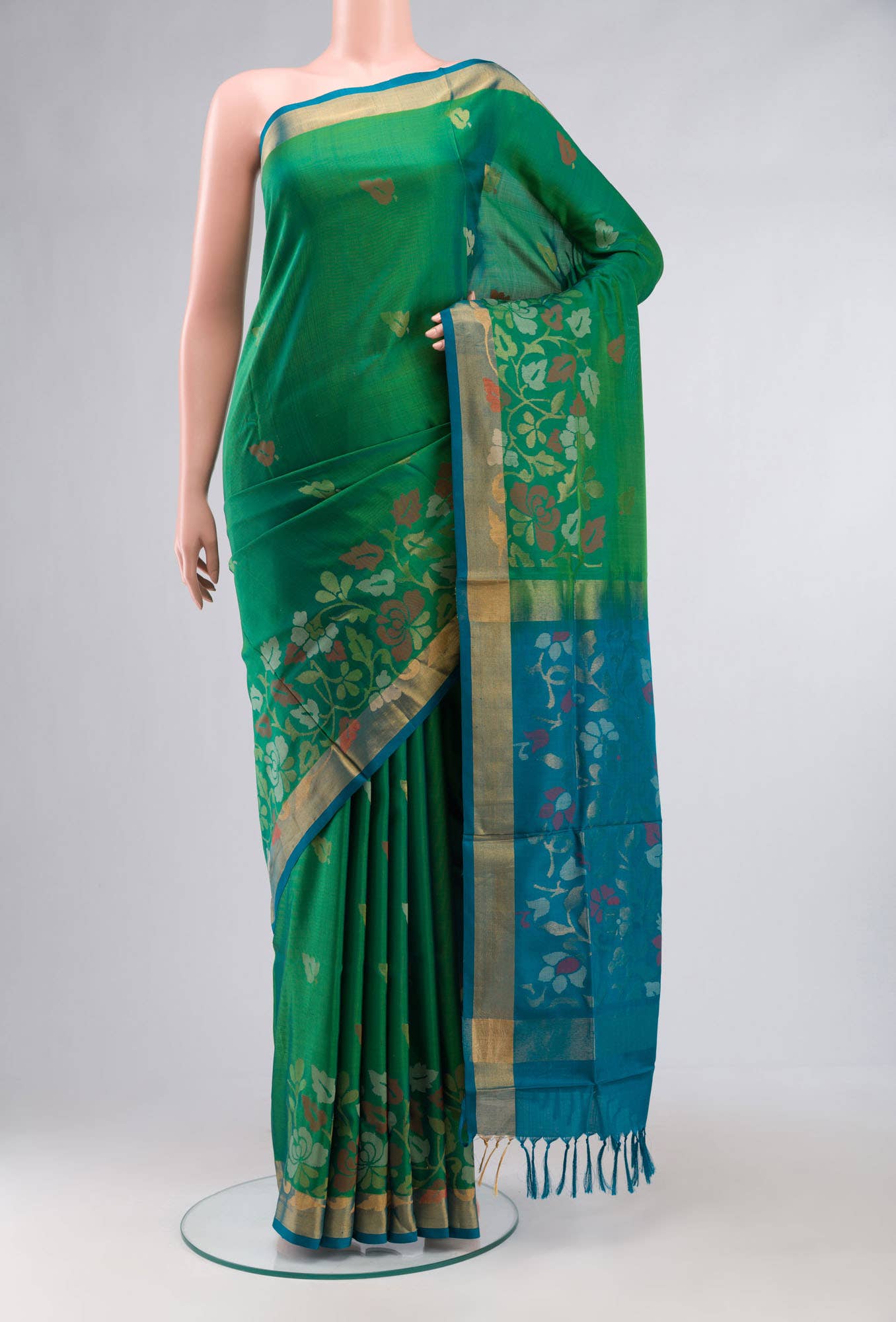 Blue Uppada Silk Saree
