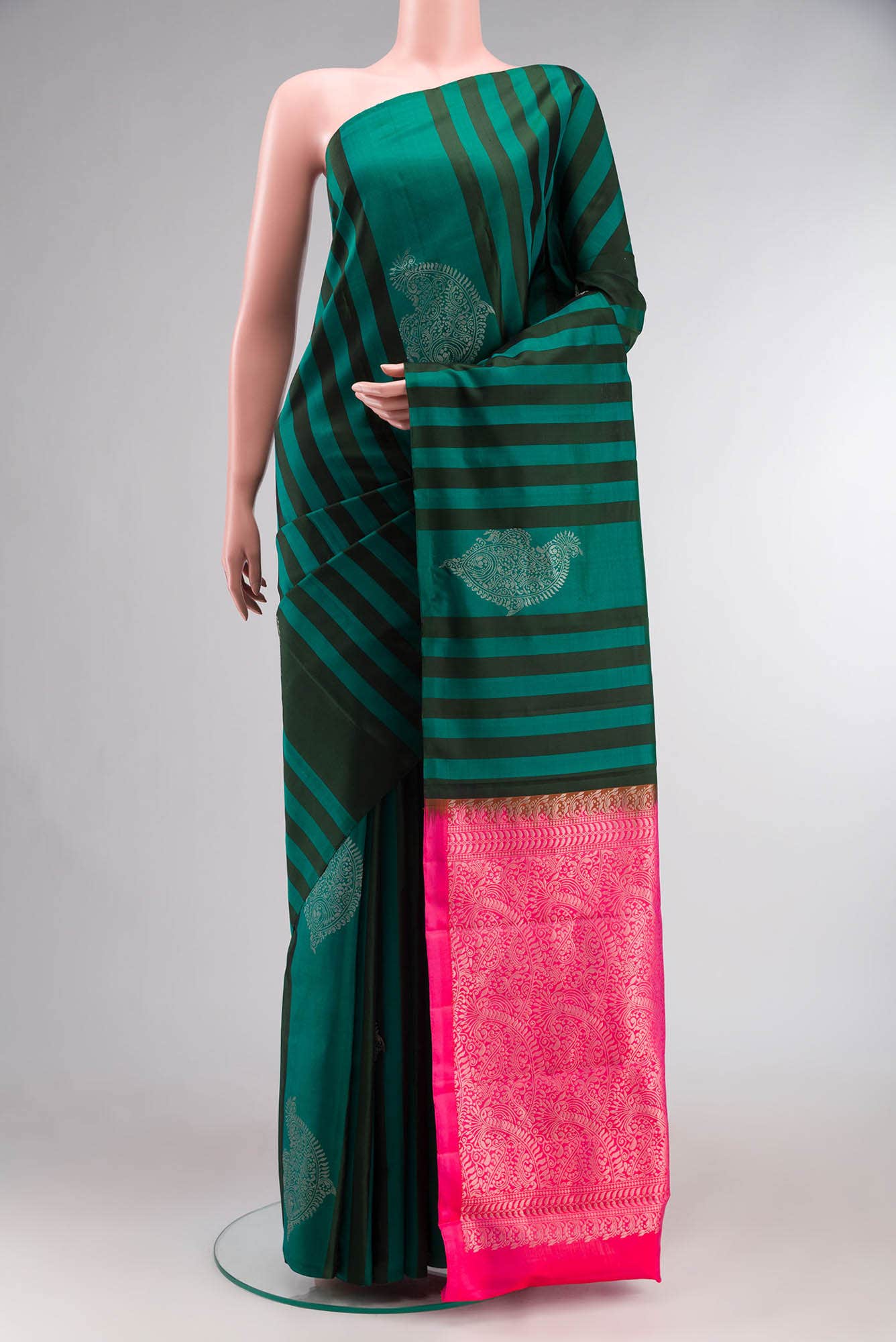 Green Kanchipuram Silk Saree