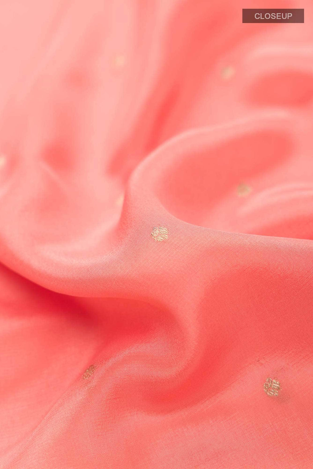 Pink Mysore Crepe Saree