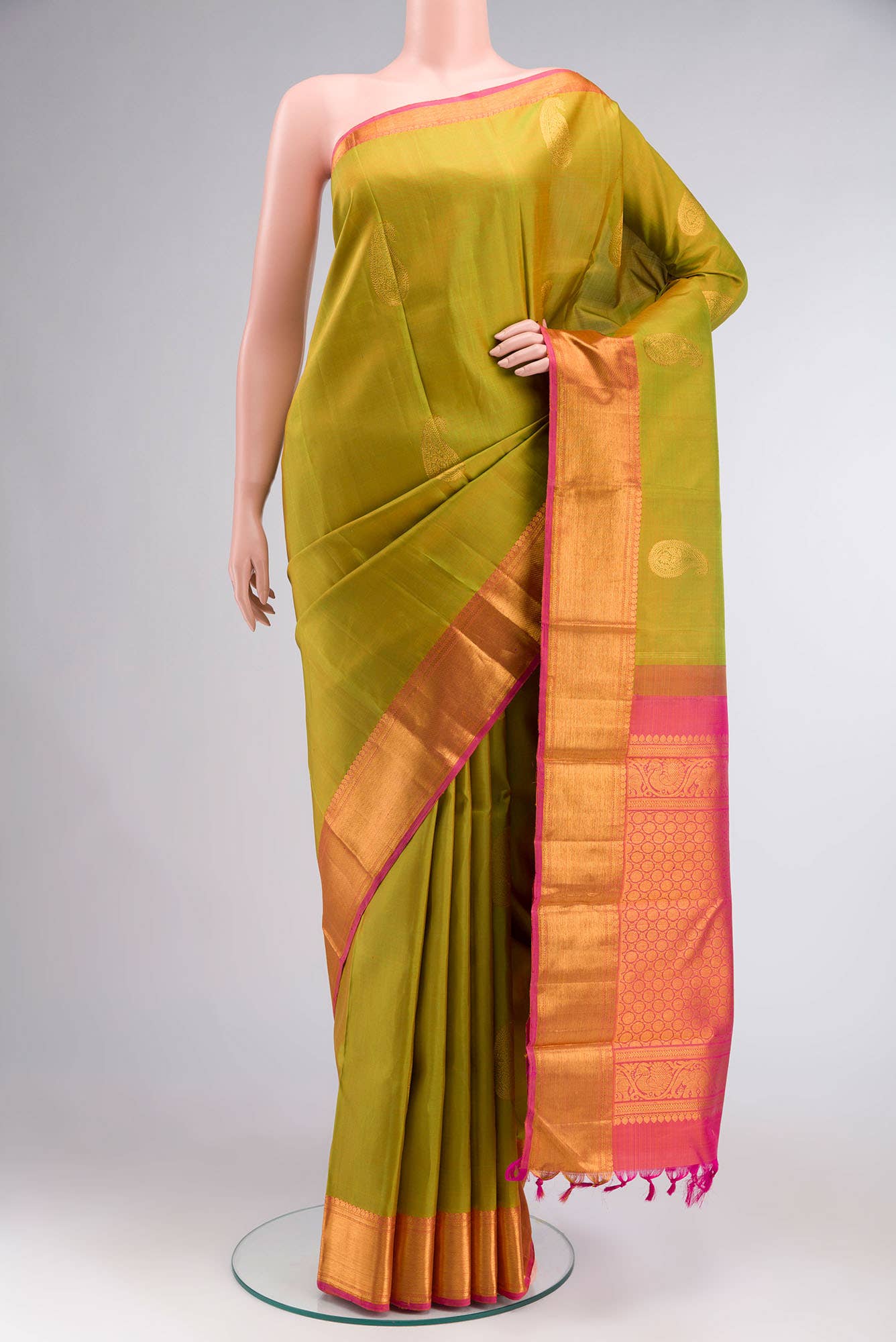 Green Kanchipuram Silk Saree