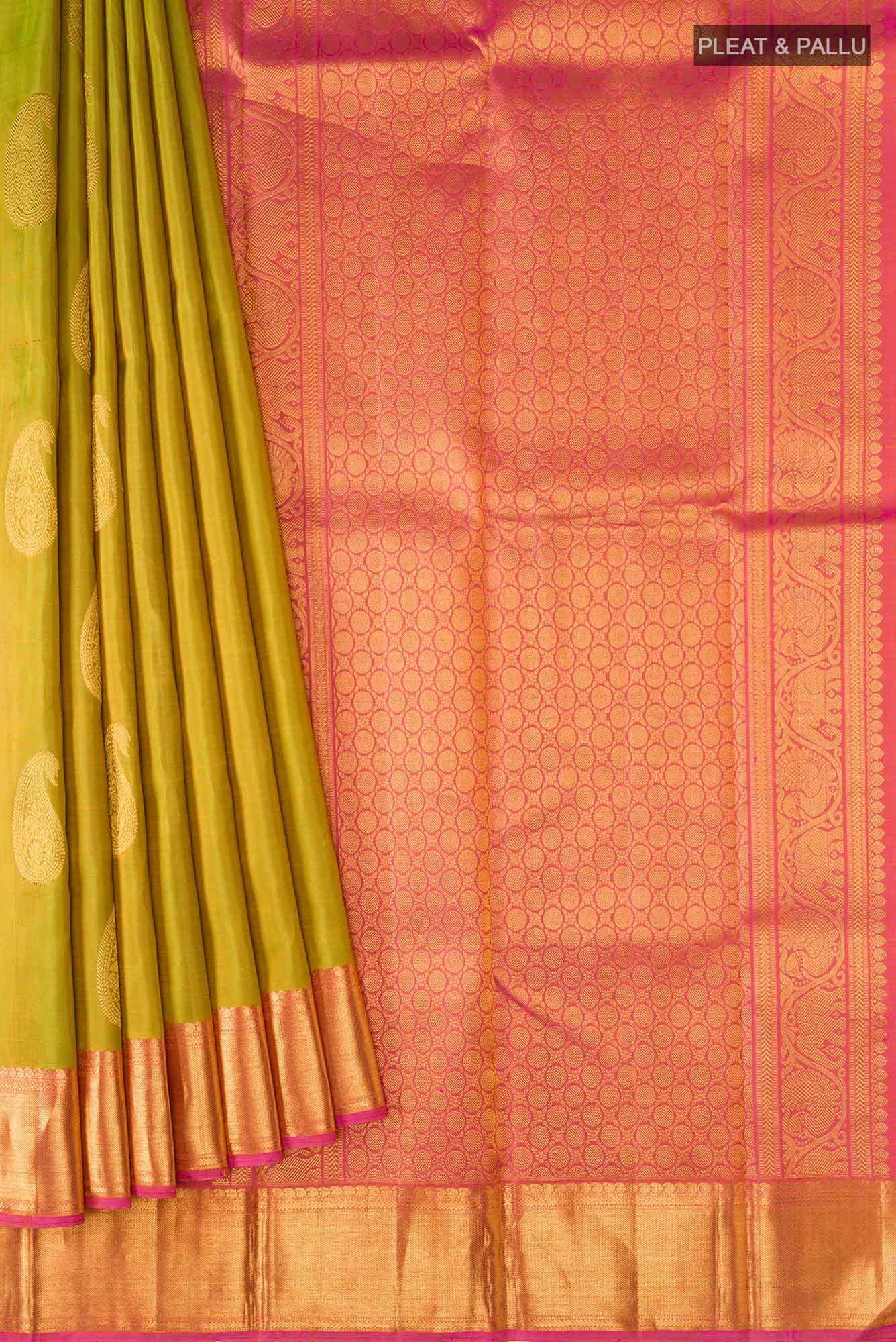Green Kanchipuram Silk Saree