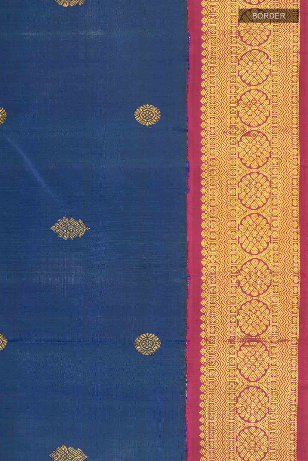 Blue Kanchipuram Silk Saree