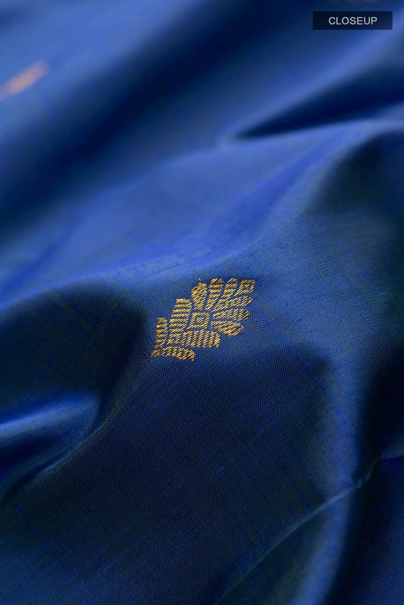 Blue Kanchipuram Silk Saree