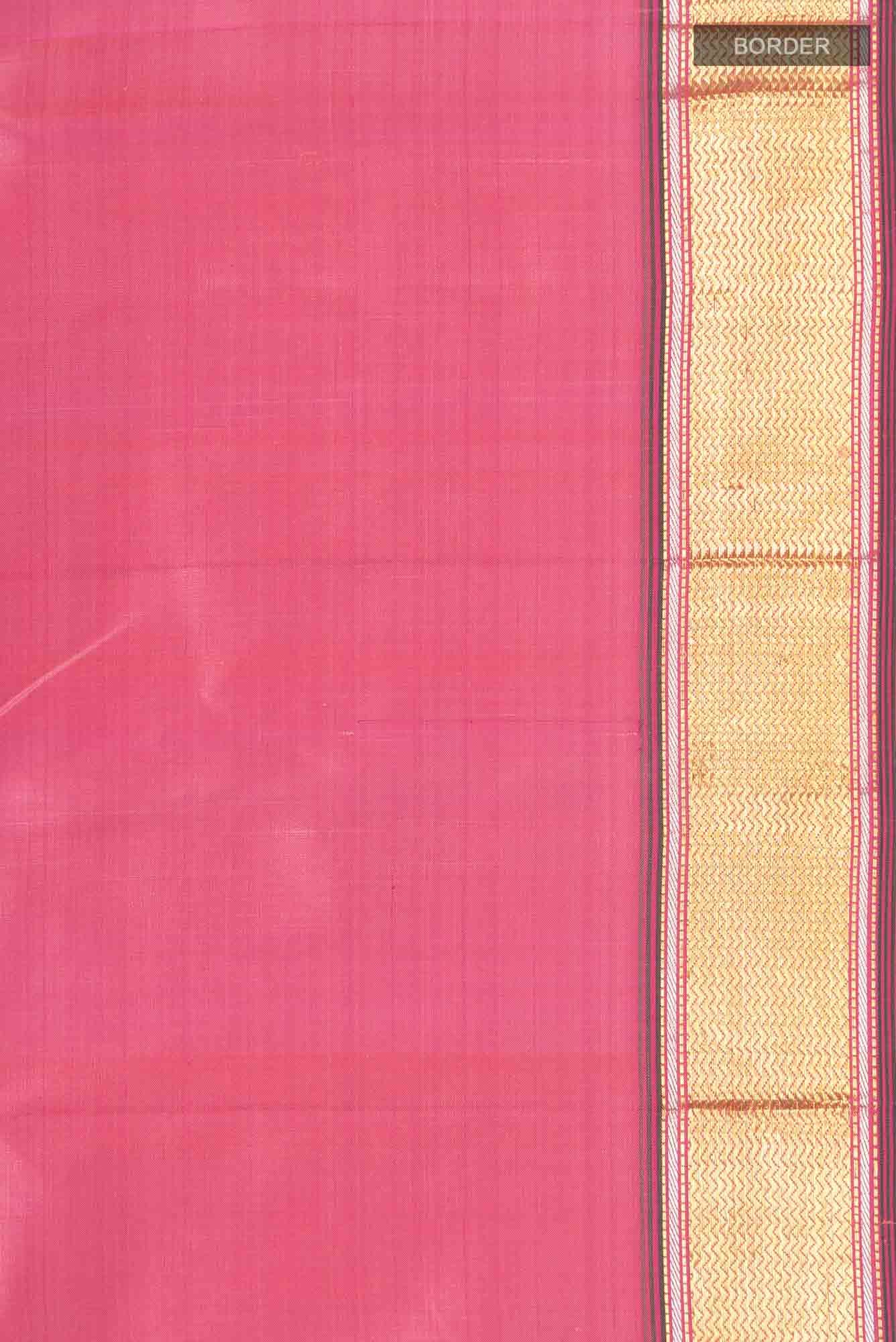 Pink Kanchipuram Silk Saree