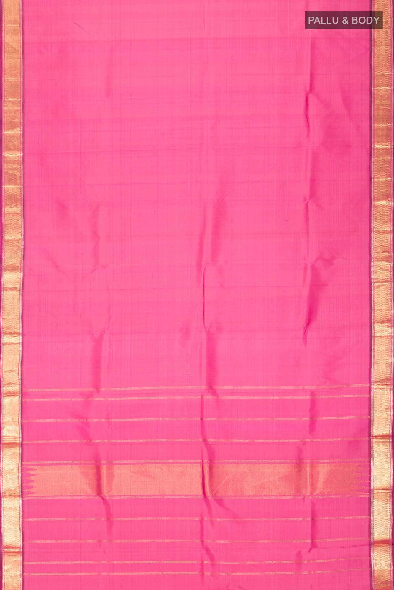 Pink Kanchipuram Silk Saree