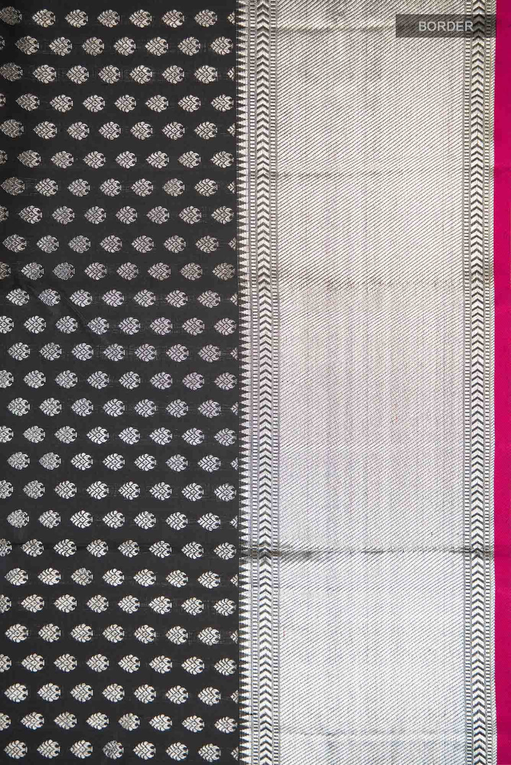 Black Kanchipuram Silk Saree
