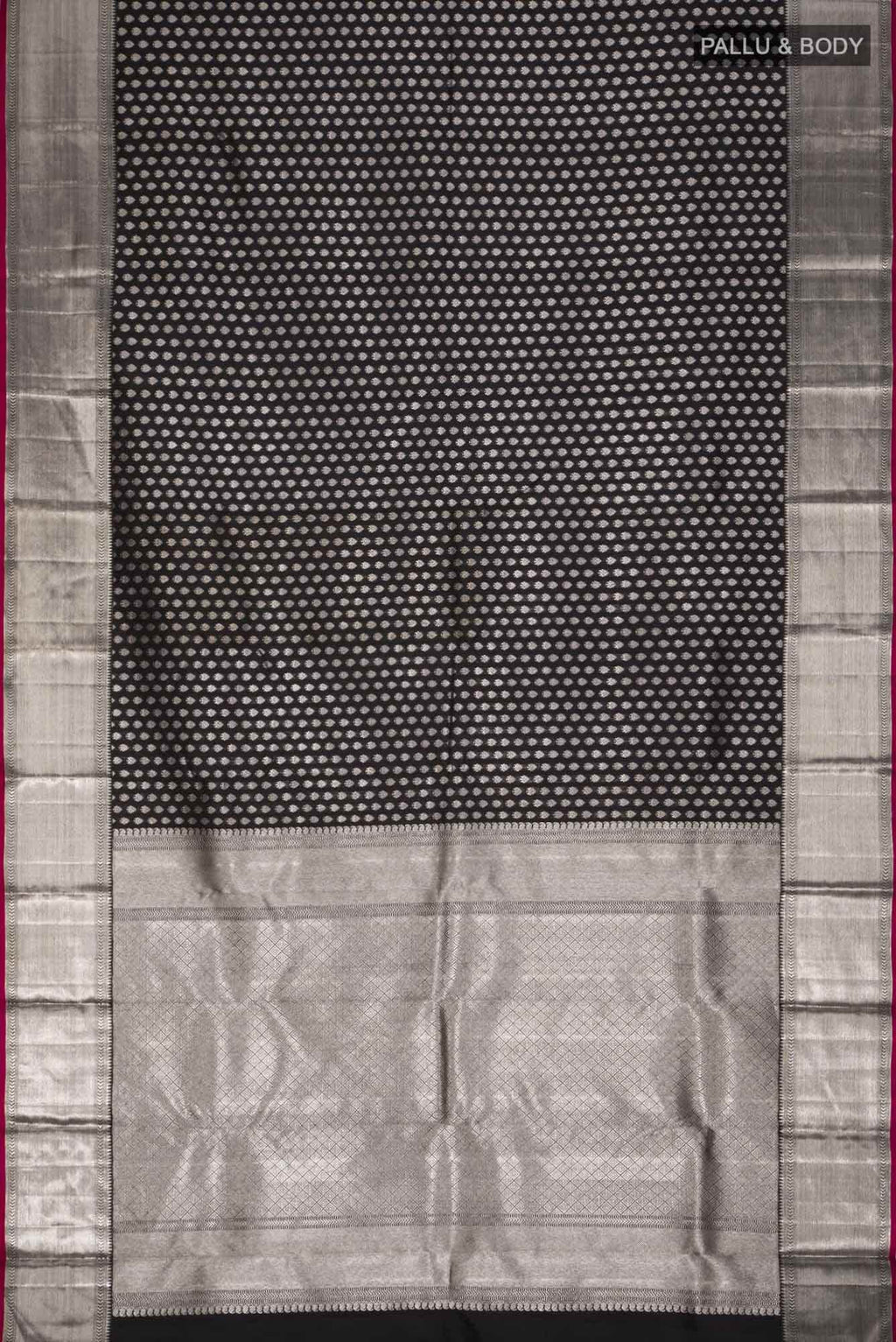 Black Kanchipuram Silk Saree