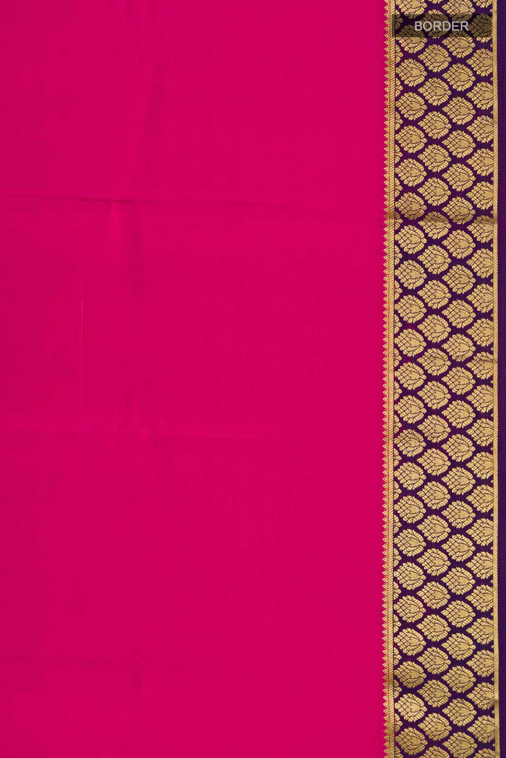 Pink Mysore Crepe Saree