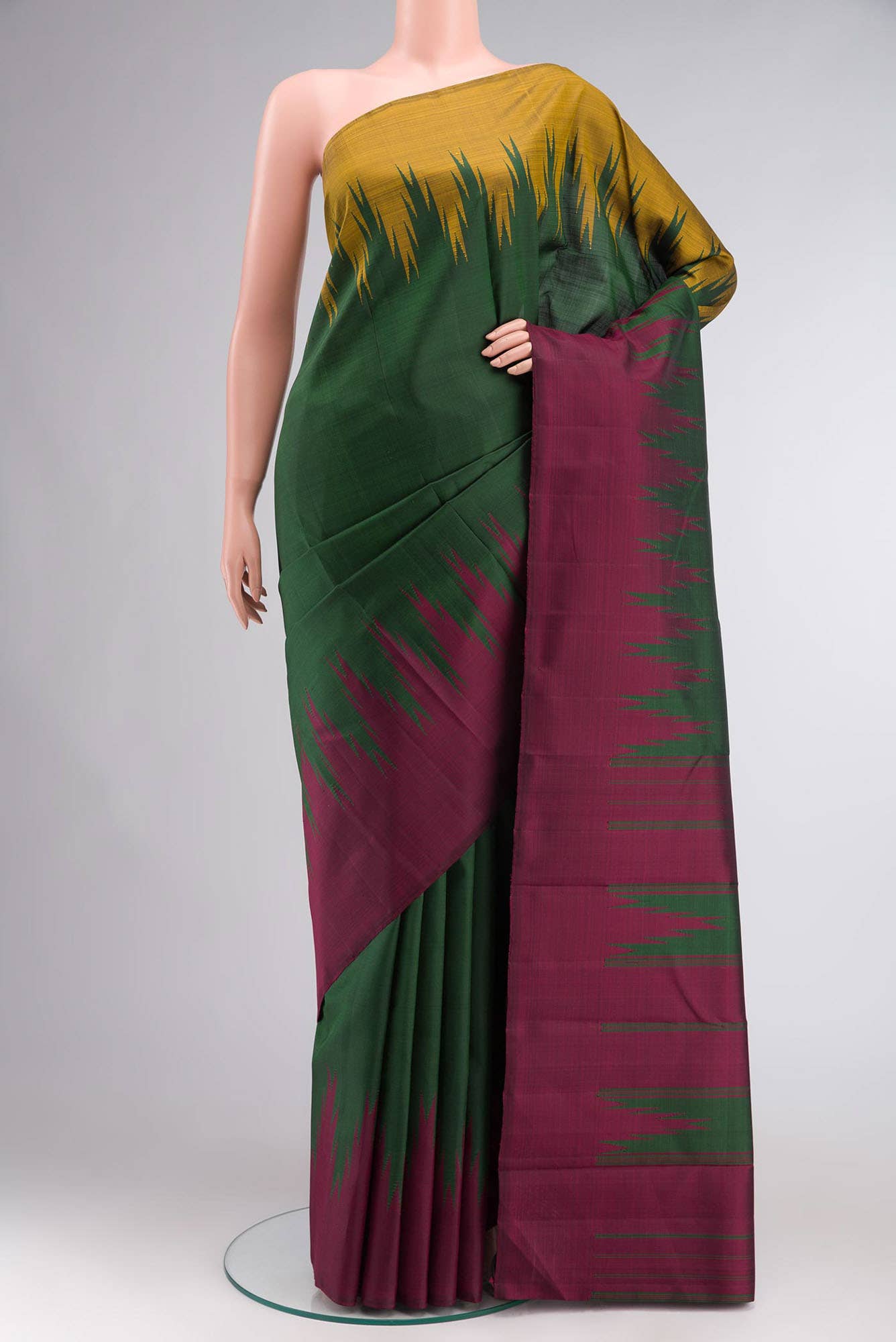 Green Kanchipuram Silk Saree