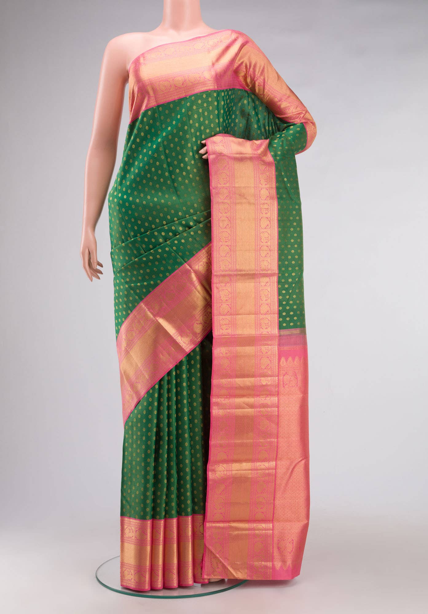 Green Kanchipuram Silk Saree