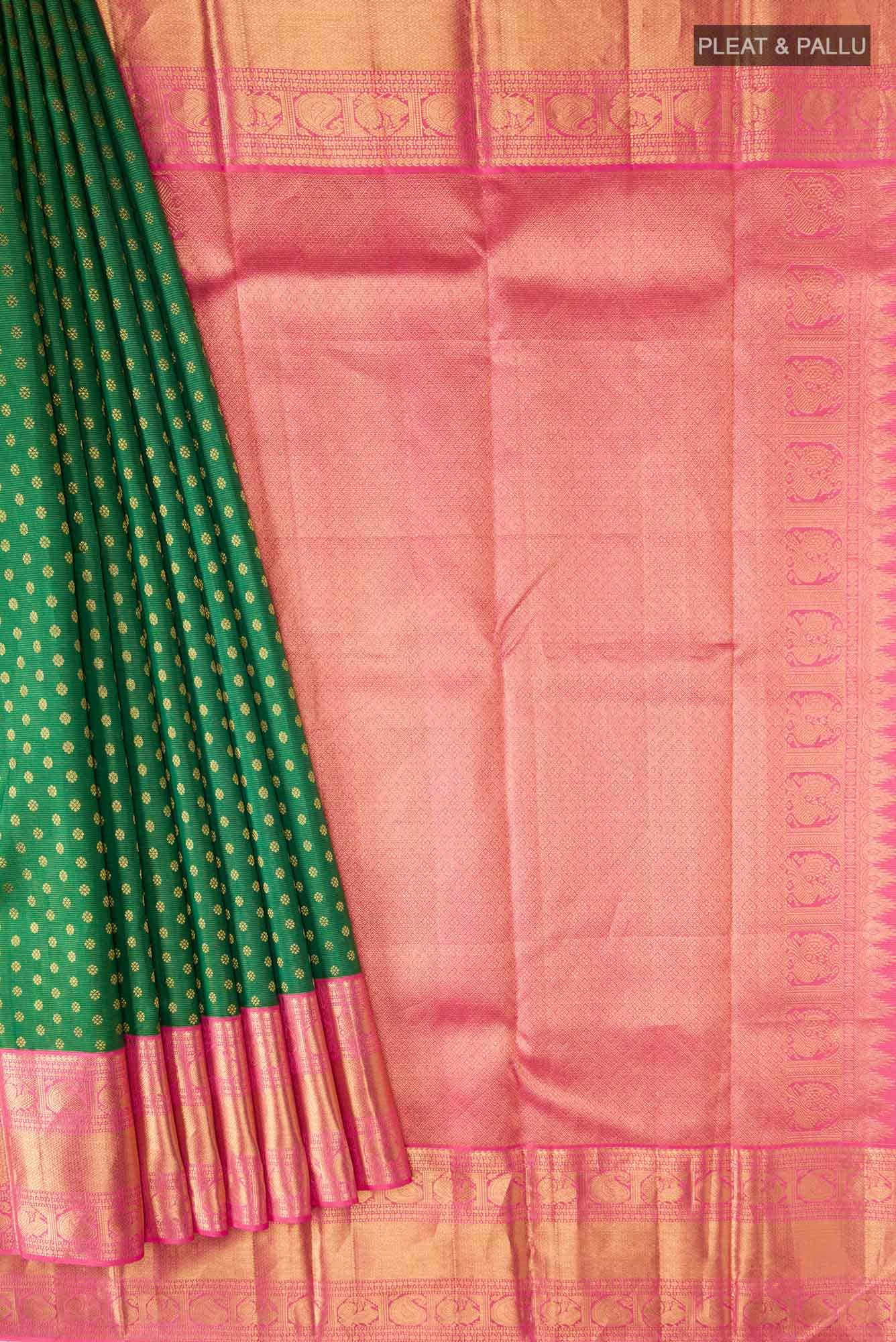 Green Kanchipuram Silk Saree