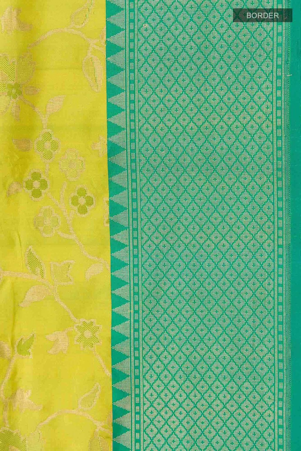 Green Banarasi Silk Saree