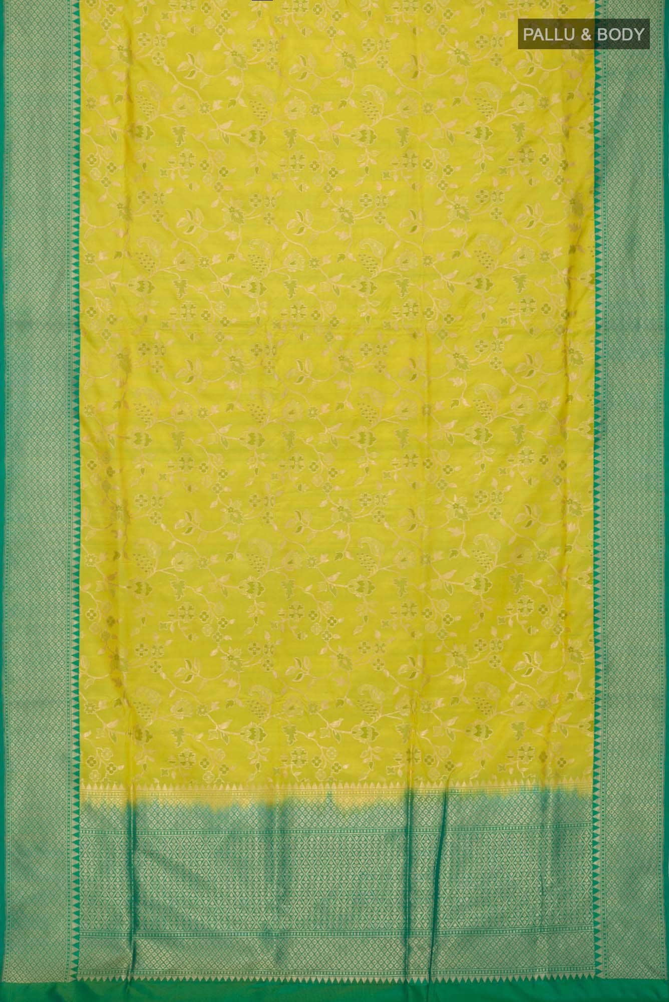 Green Banarasi Silk Saree