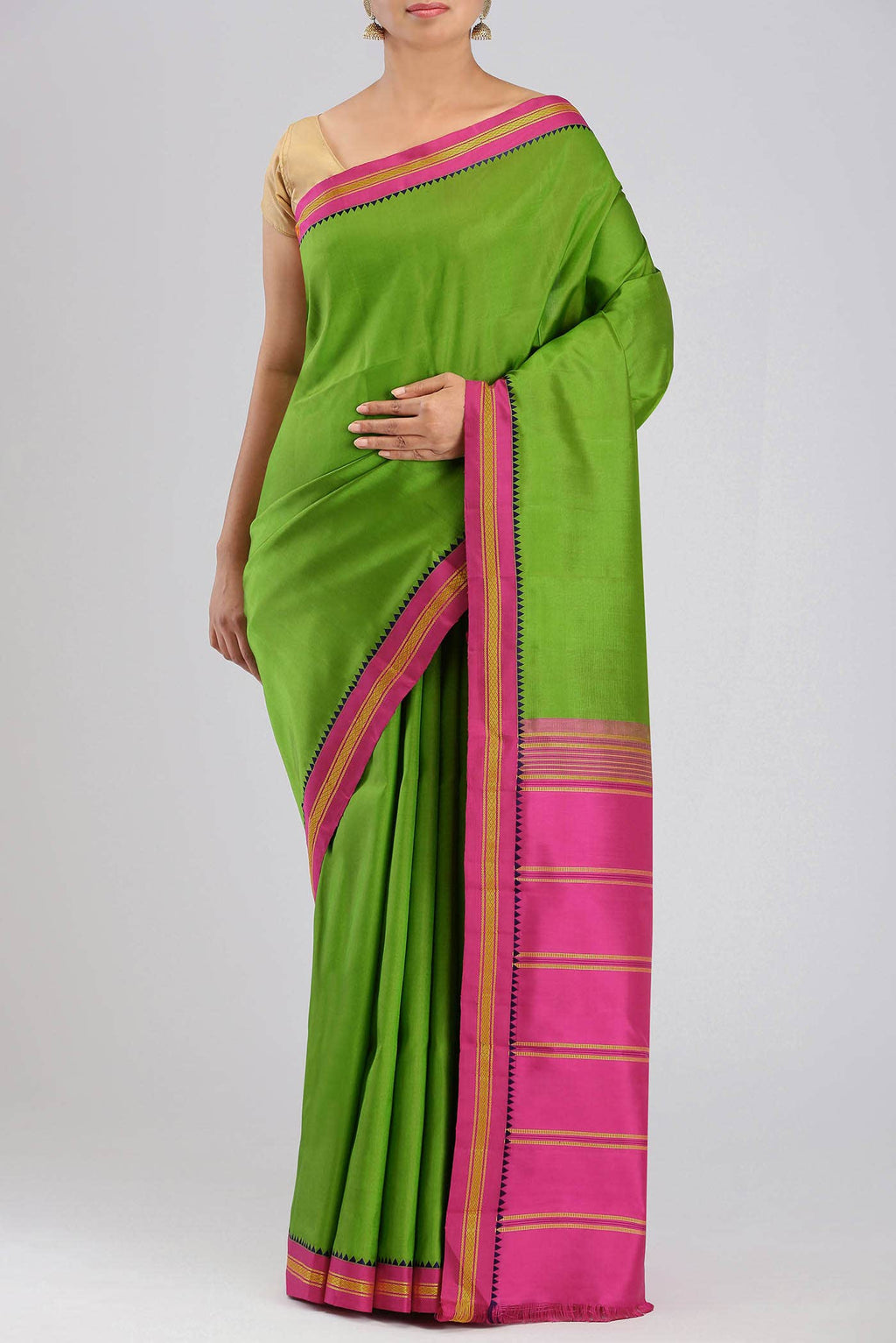 Green Kanchipuram Silk Saree