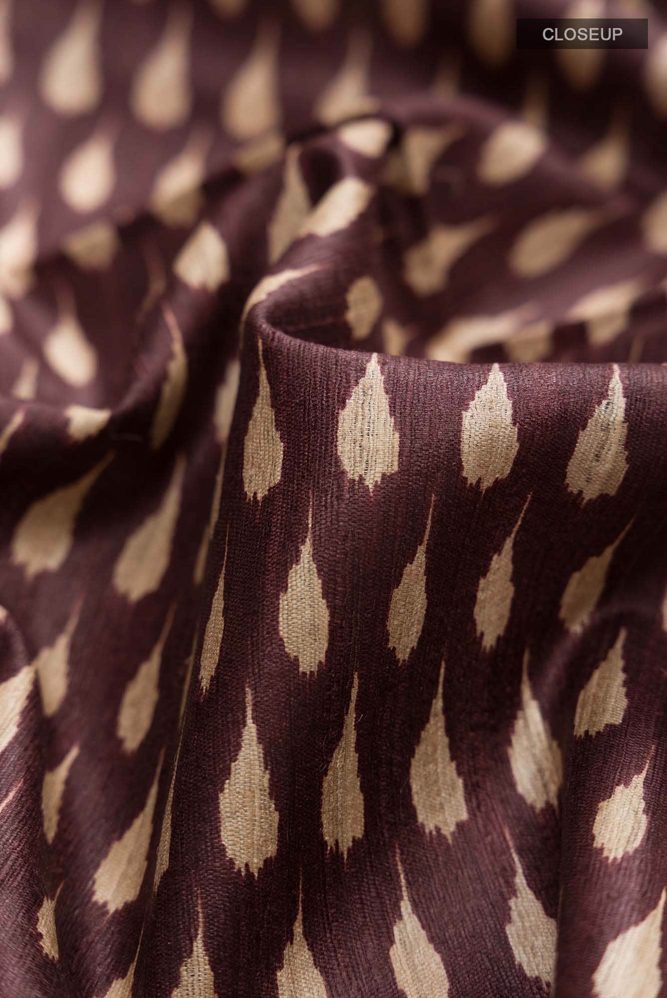 Maroon Bhagalpuri Tussar Silk Saree