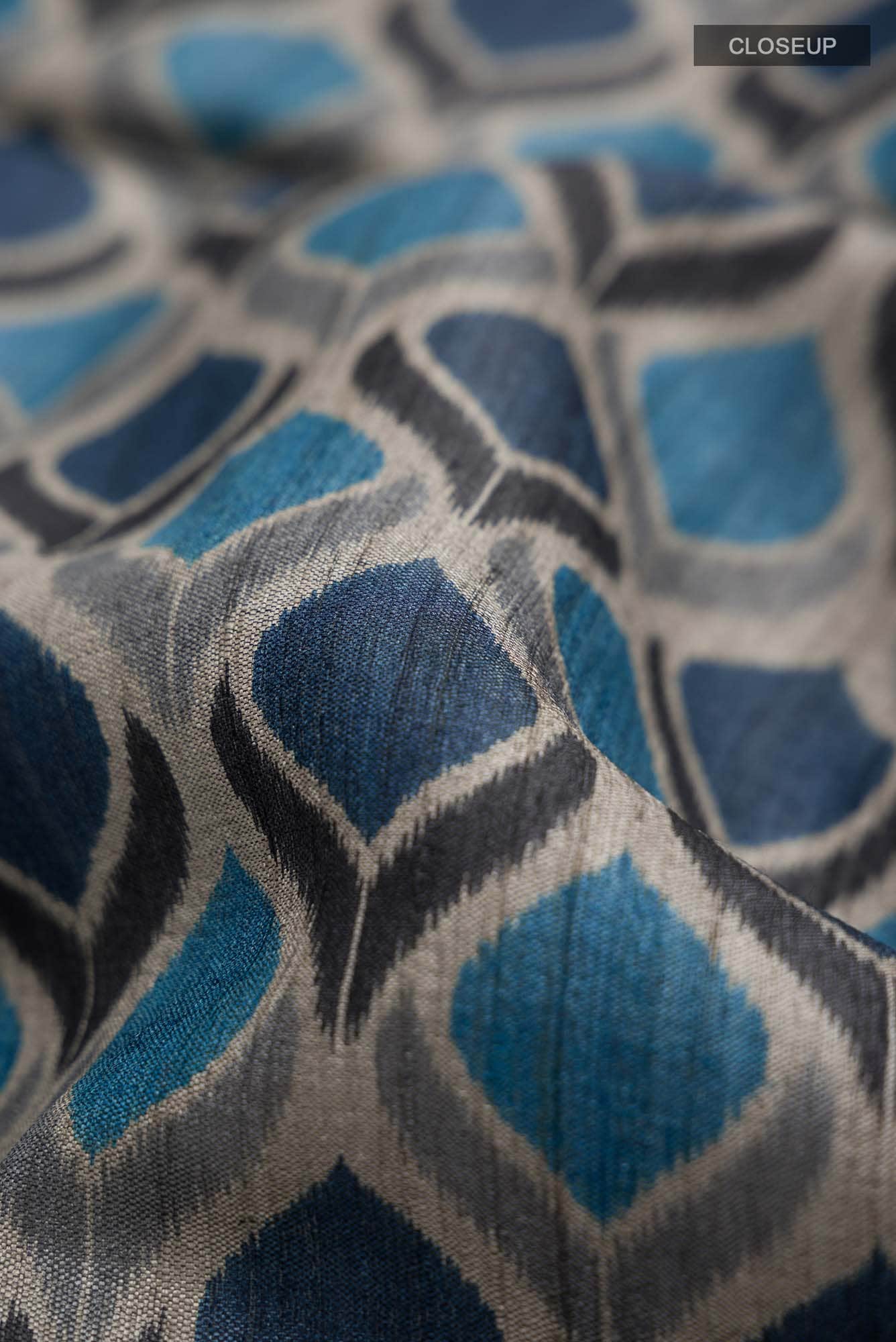 Blue Bhagalpuri Tussar Silk Saree