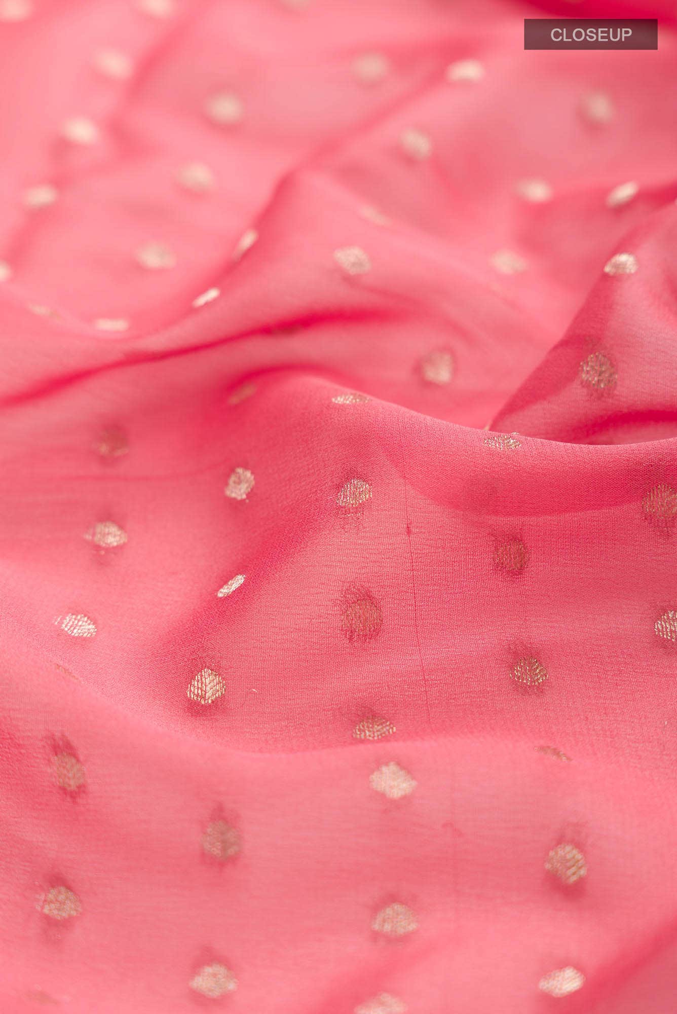 Coral Georgette Saree