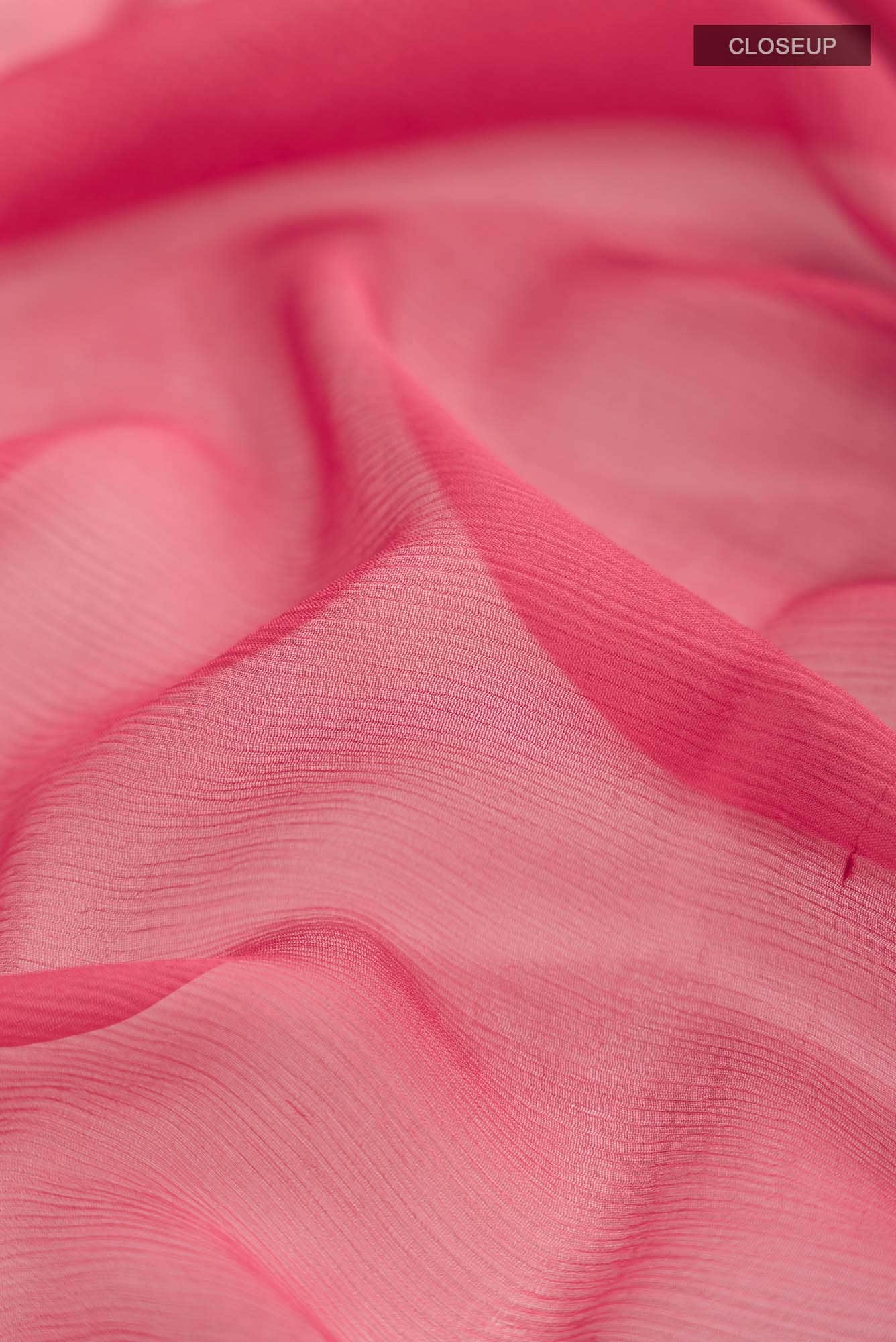 Coral Mysore Chiffon Saree