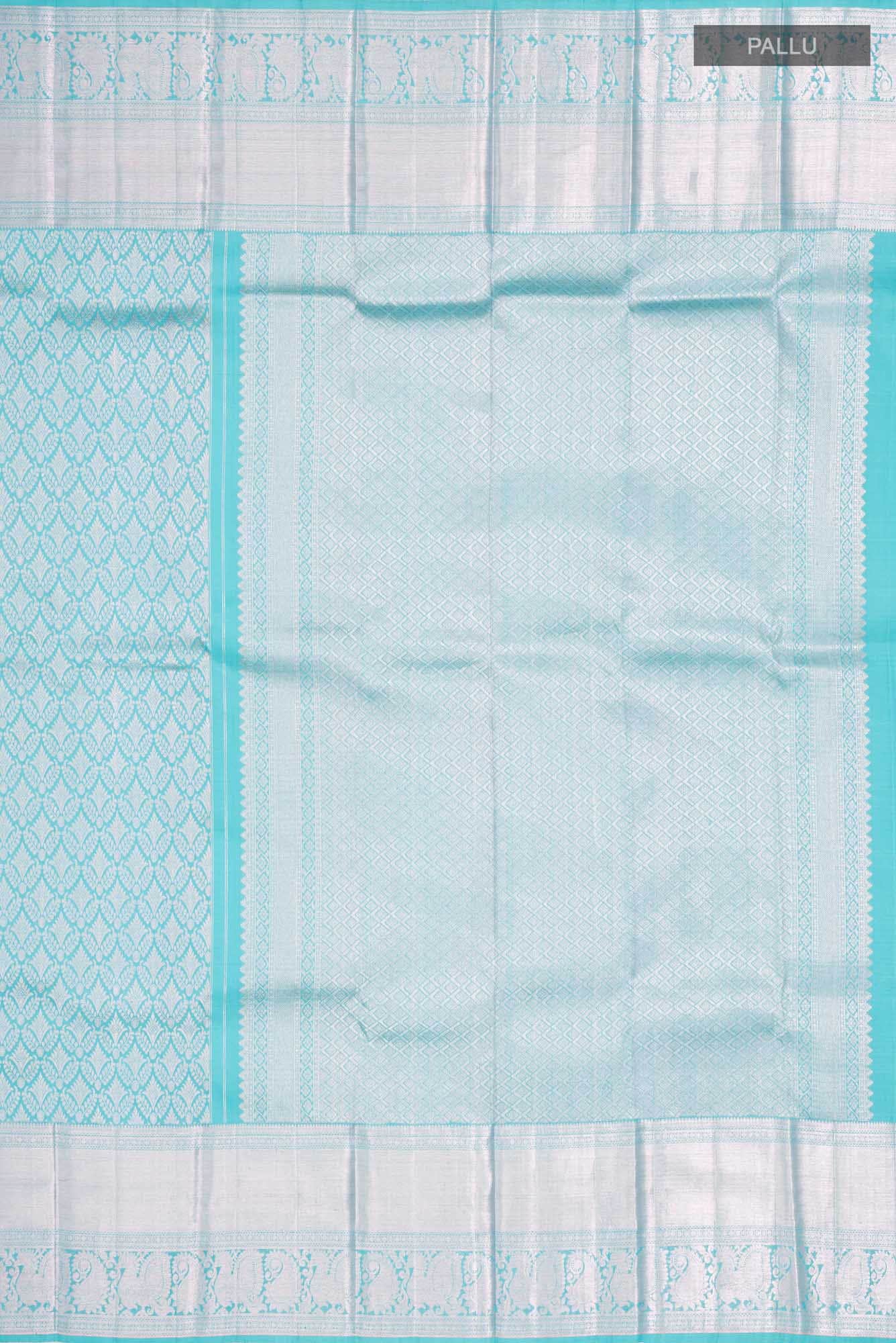 Blue Kanchipuram Silk Saree