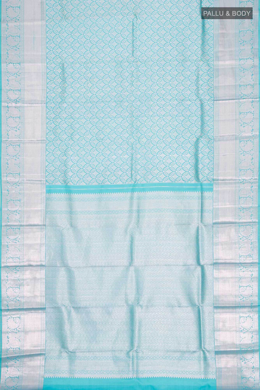 Blue Kanchipuram Silk Saree