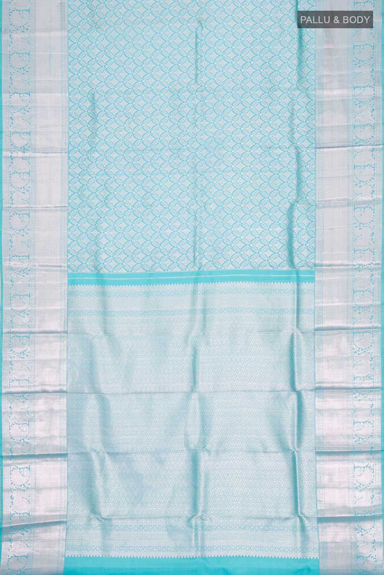 Blue Kanchipuram Silk Saree
