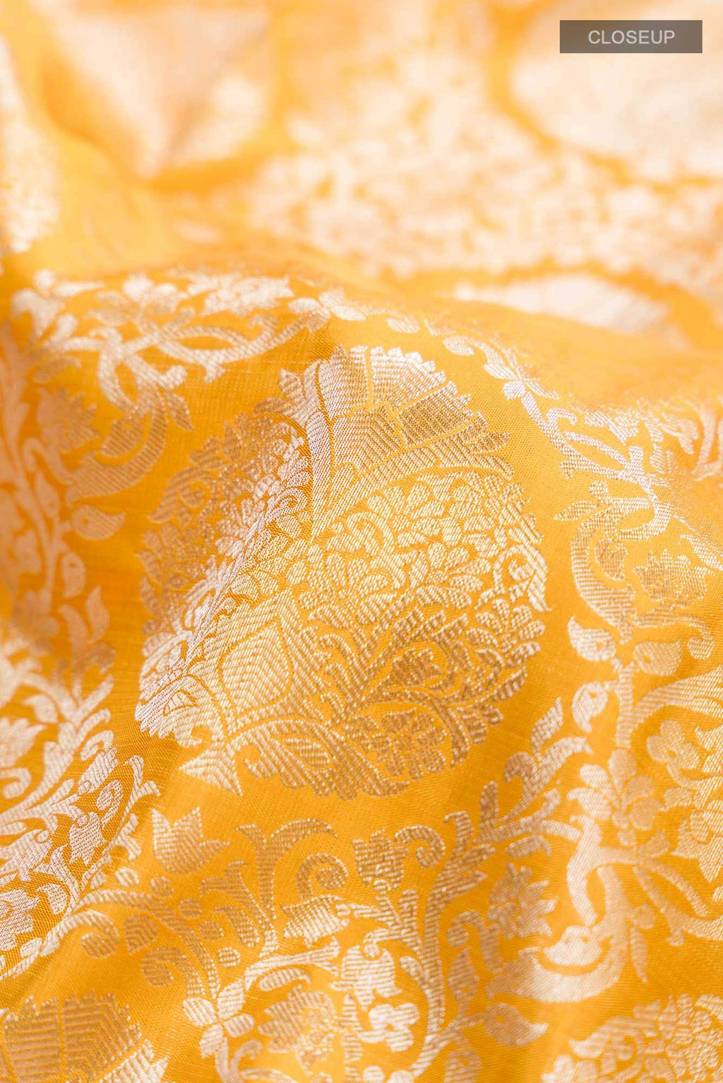 Orange Kanchipuram Silk Saree