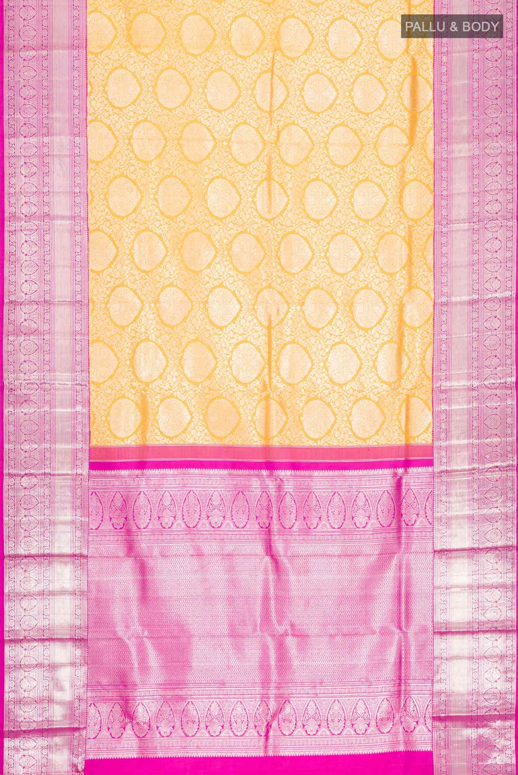 Orange Kanchipuram Silk Saree